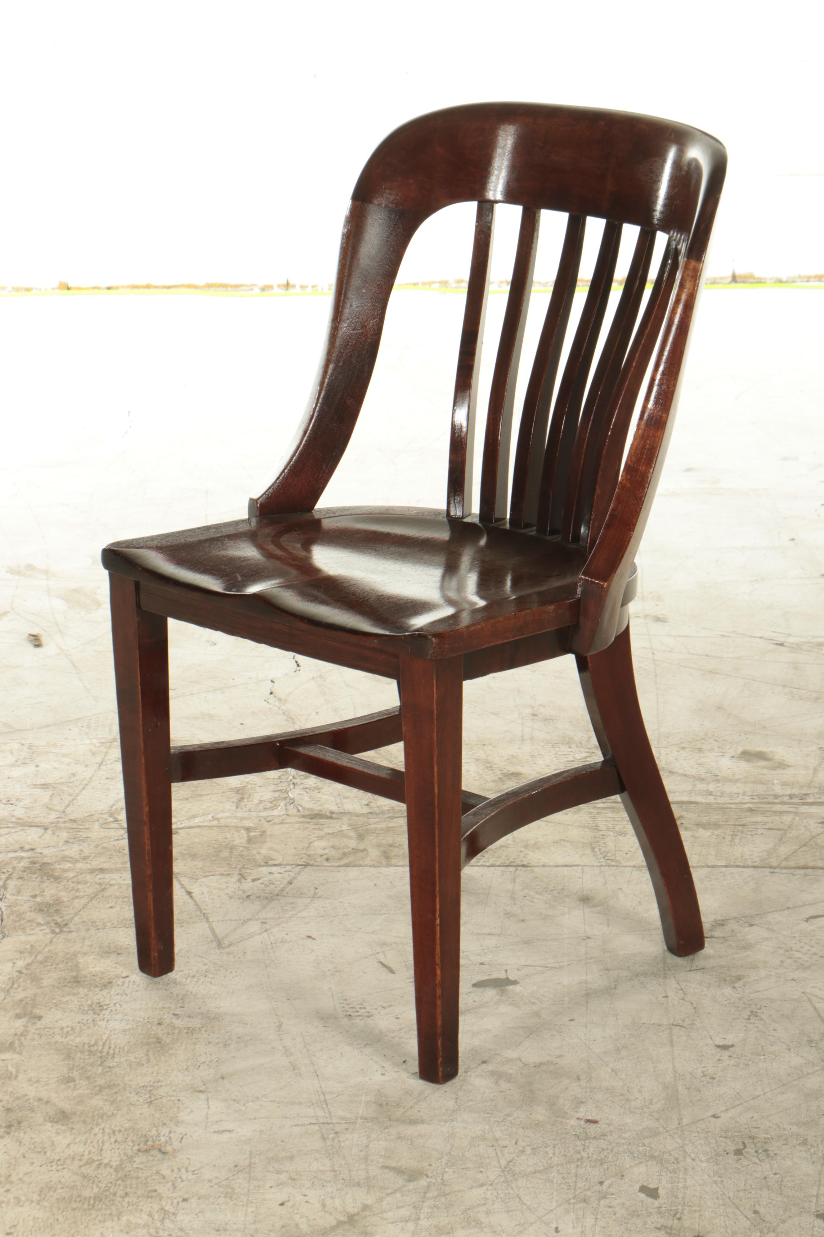 Kimball Furniture Reproductions Marble Top Table with Five Chairs