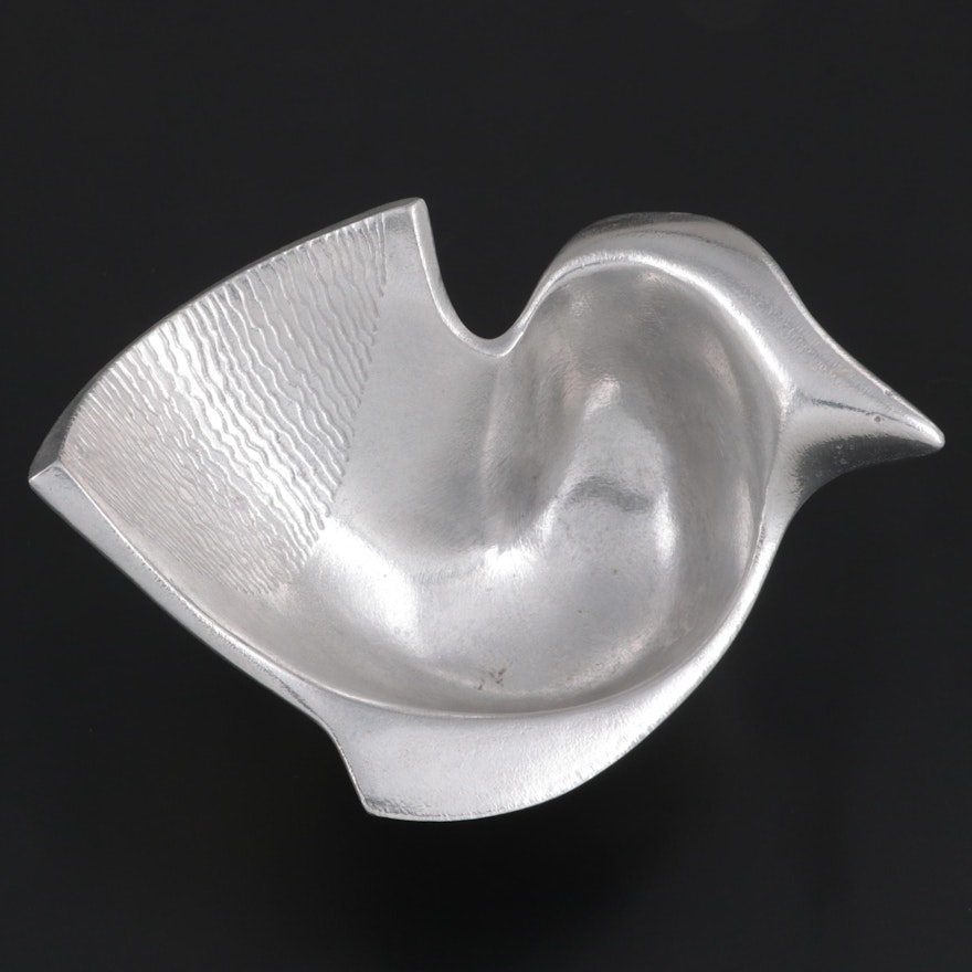 Don Drumm Bird Shaped Aluminum Bowl