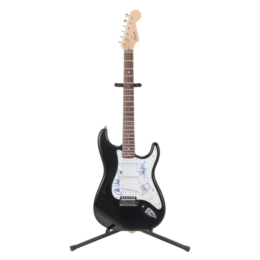 Van Halen Signed Fender Squier Electric Guitar, COA