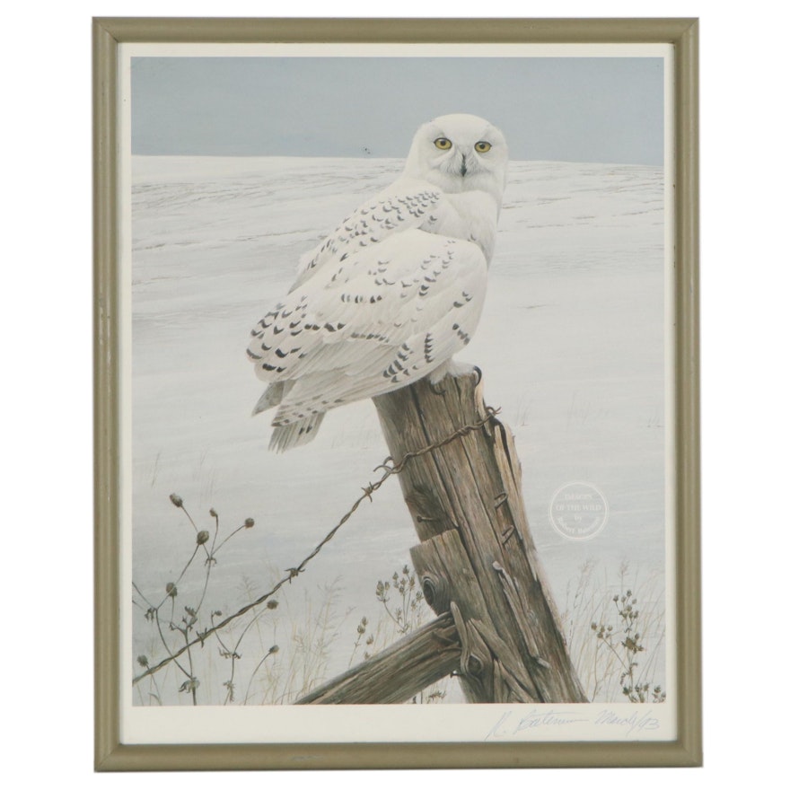 Robert Bateman Offset Lithograph "Ready For The Hunt"