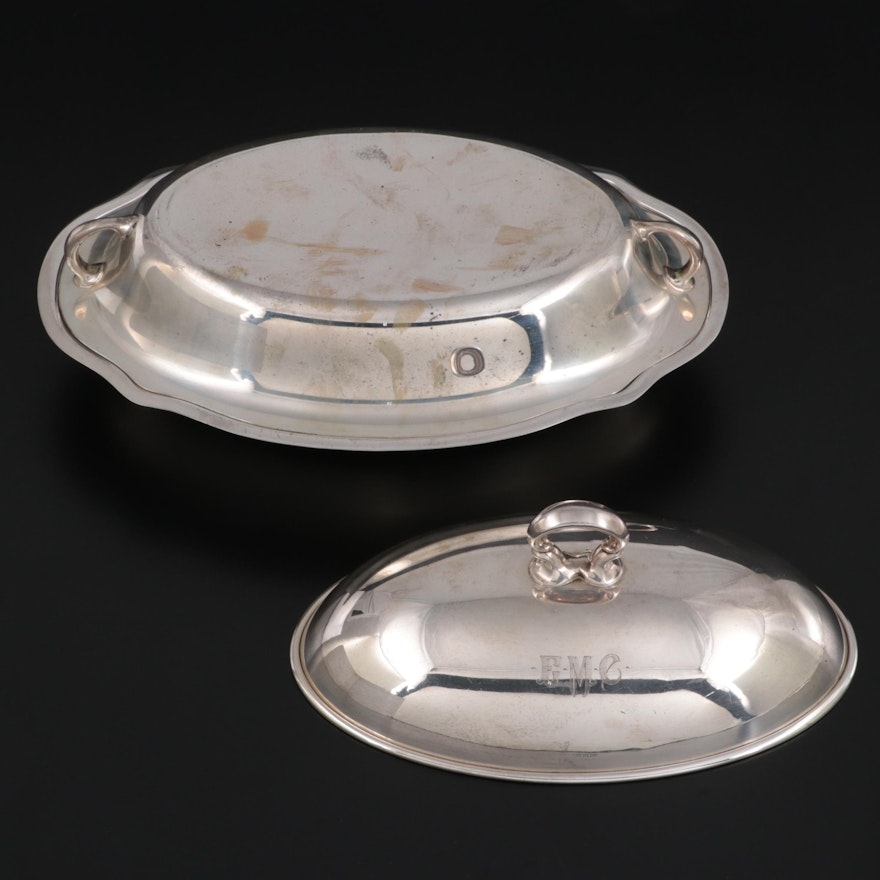 Gorham and Other Sterling Silver Dishes and Lid, 20th Century