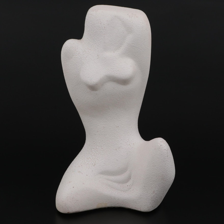 Ceramic Figurine Depicting Female Nude, Late 20th Century