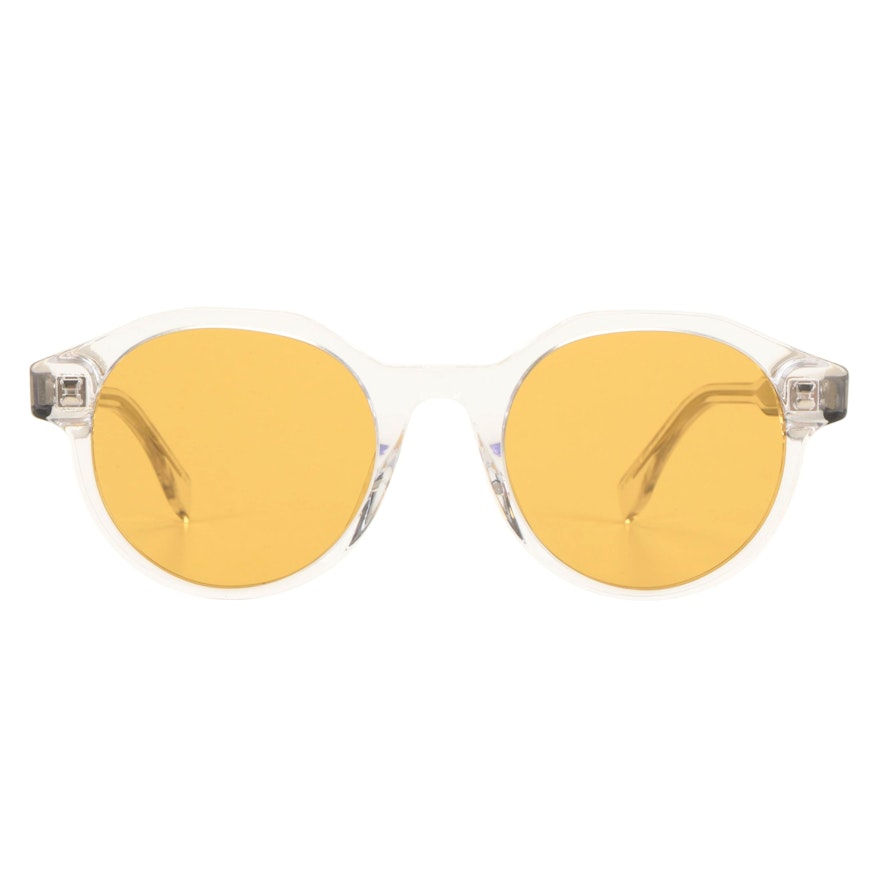 Fendi FF M0069/G/S Translucent Round Sunglasses with Case