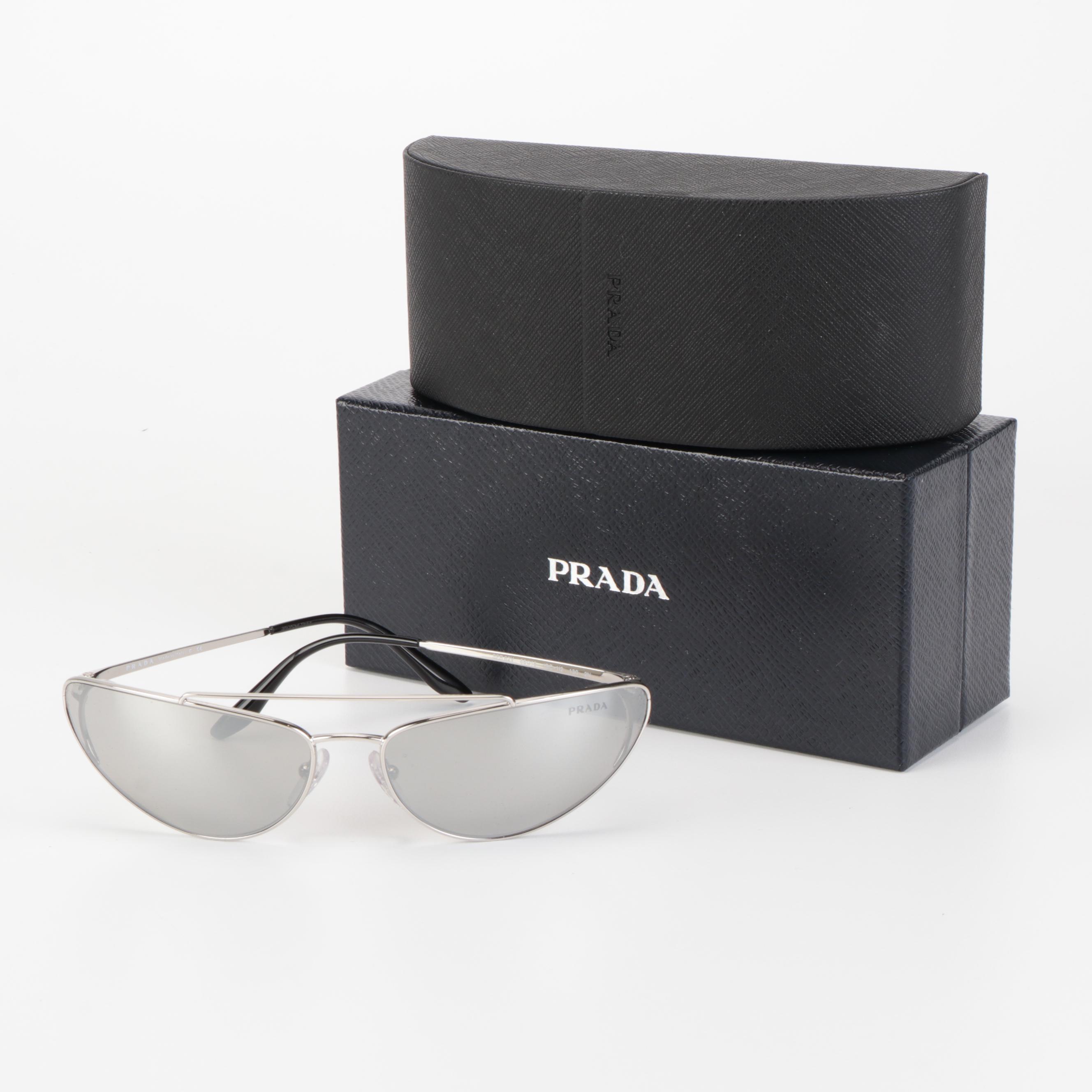 Prada SPR 62V Cat Eye Sunglasses with Case