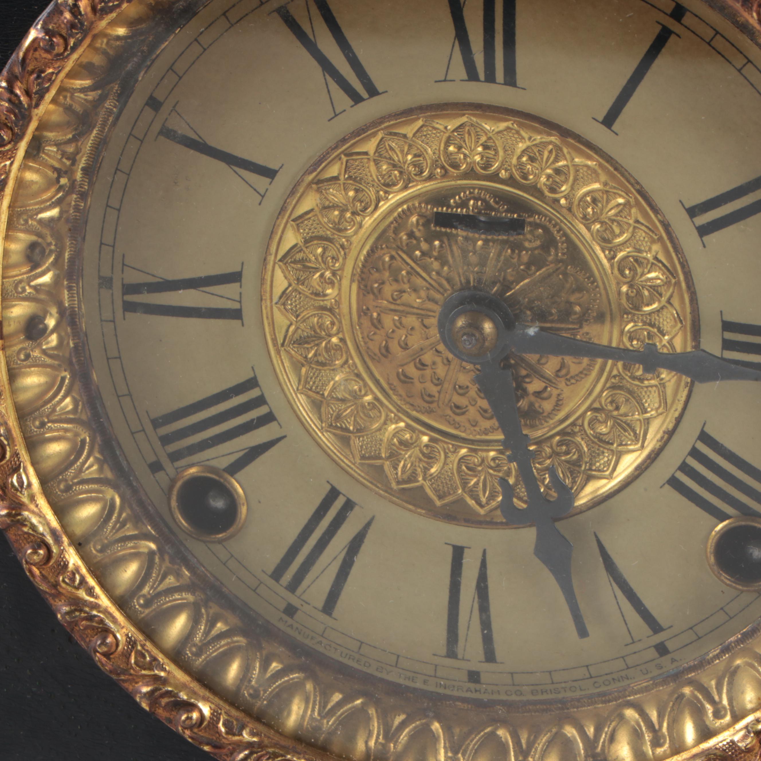 E. Ingraham Co. Adamantine Mantel Clock