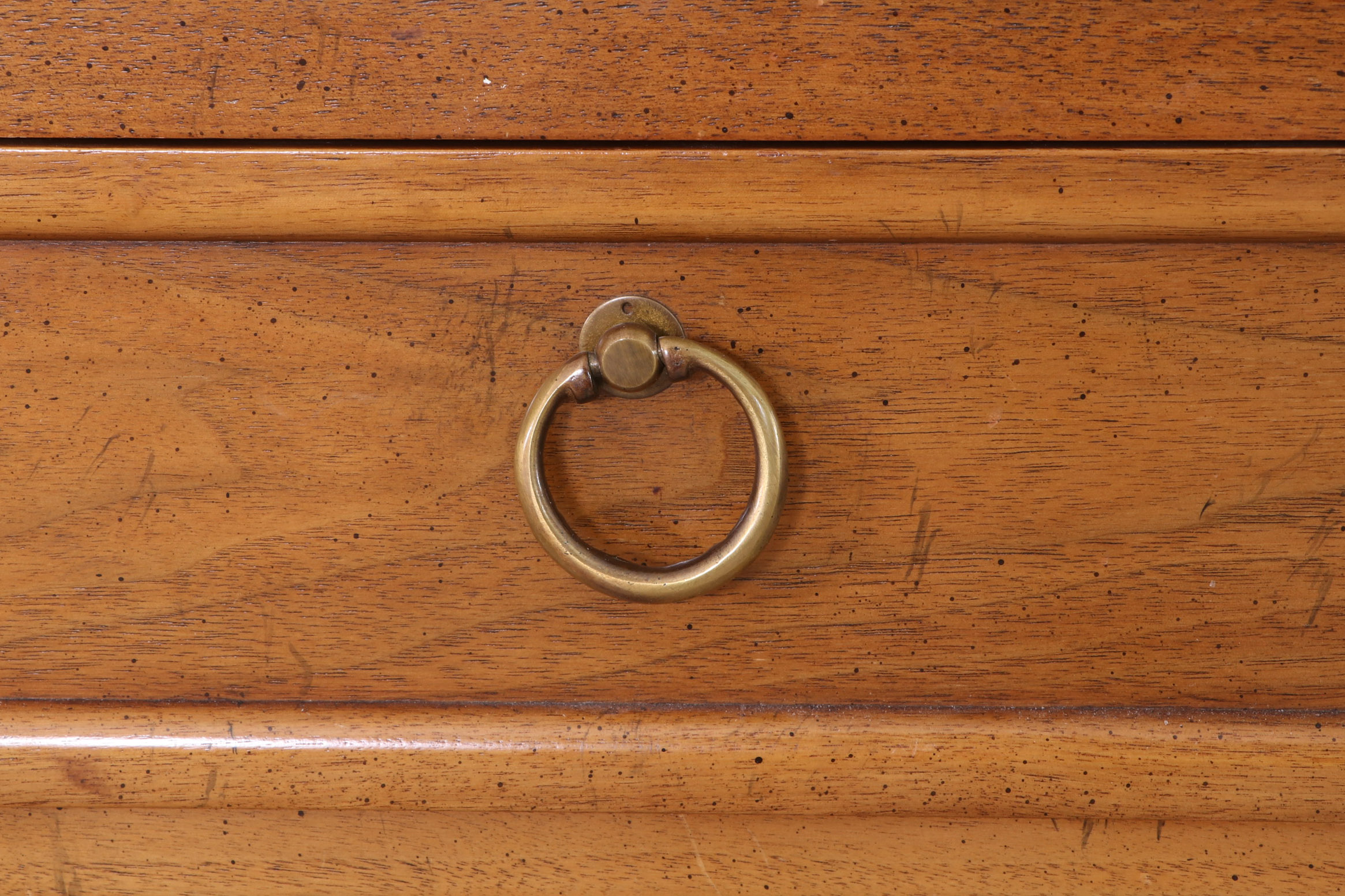 Baker Furniture Milling Road Walnut Four-Drawer Chest