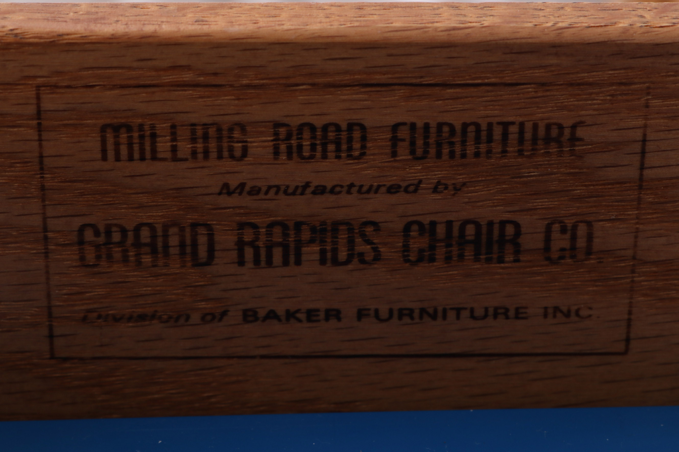 Baker Furniture Milling Road Walnut Four-Drawer Chest