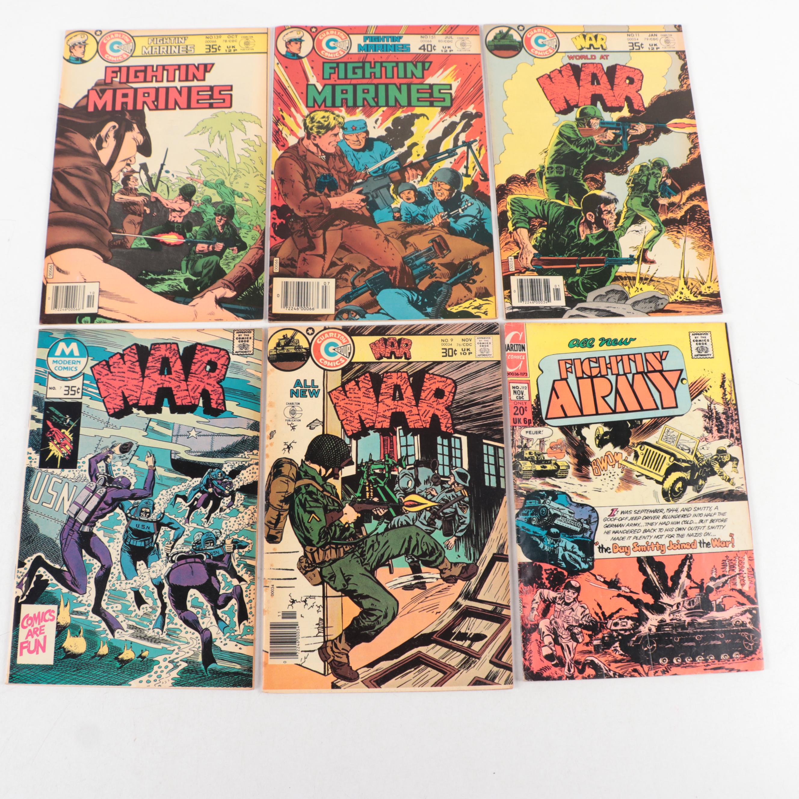 Bronze Age "Fightin' Army," "Fightin' Marines," and More Comics, 1970s