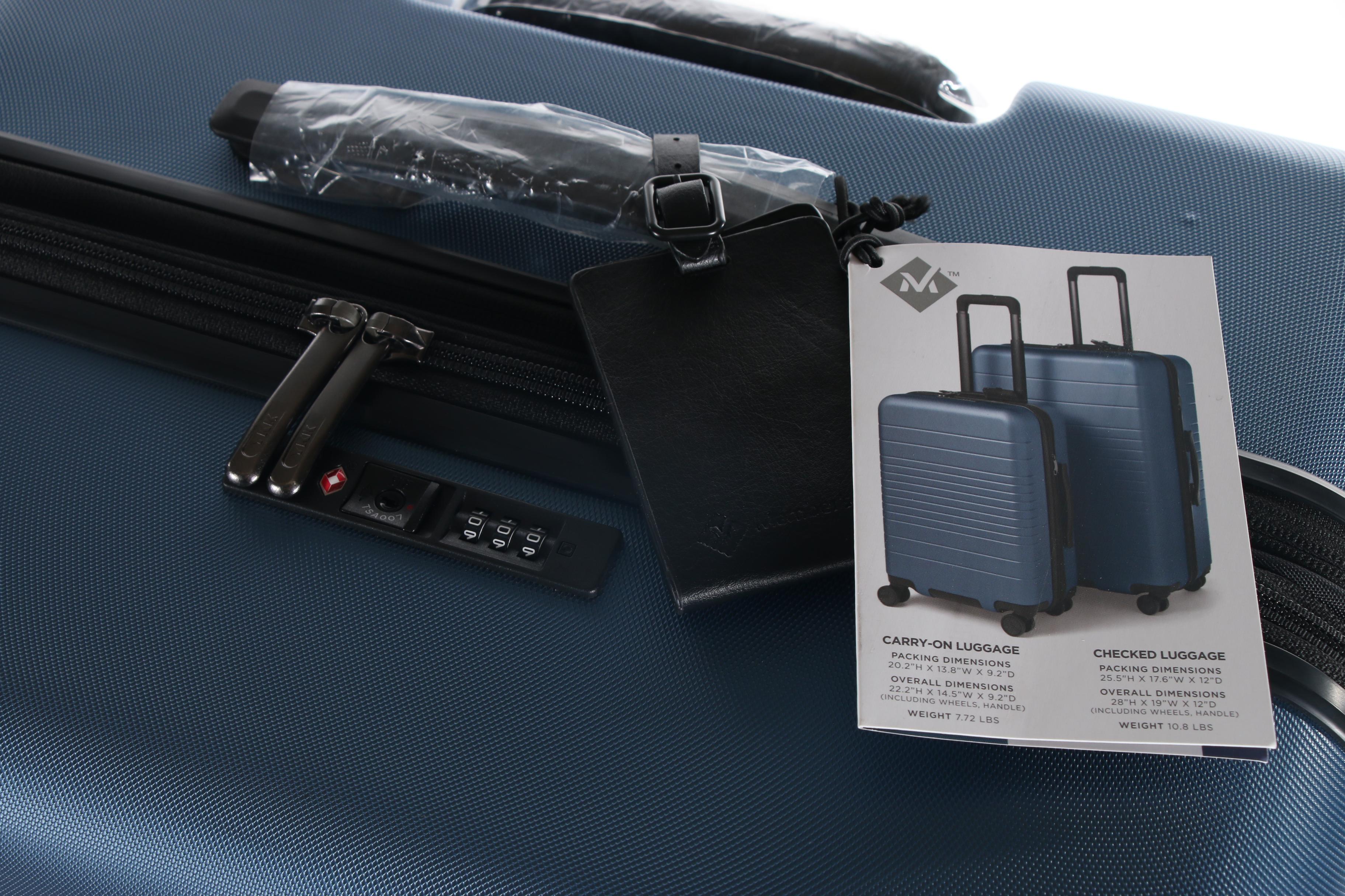 Samsonite Astute NXT 2-Piece Hardside Luggage Set in Blue/Black