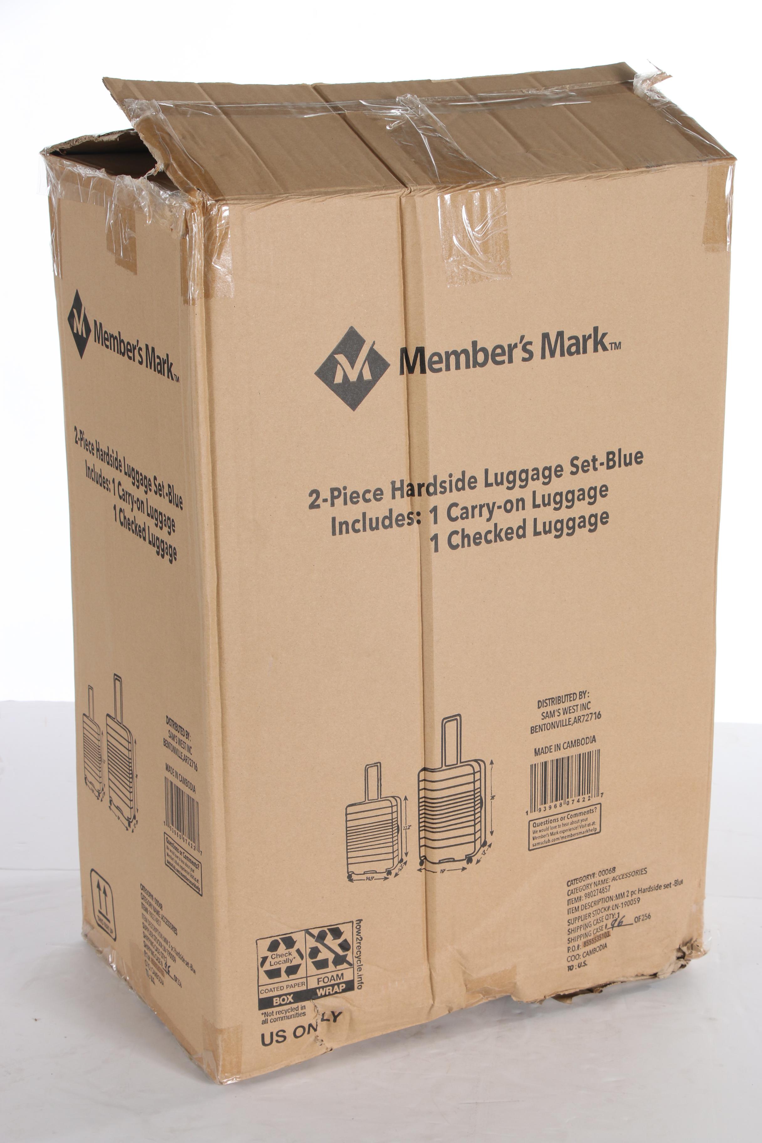 Samsonite Astute NXT 2-Piece Hardside Luggage Set in Blue/Black