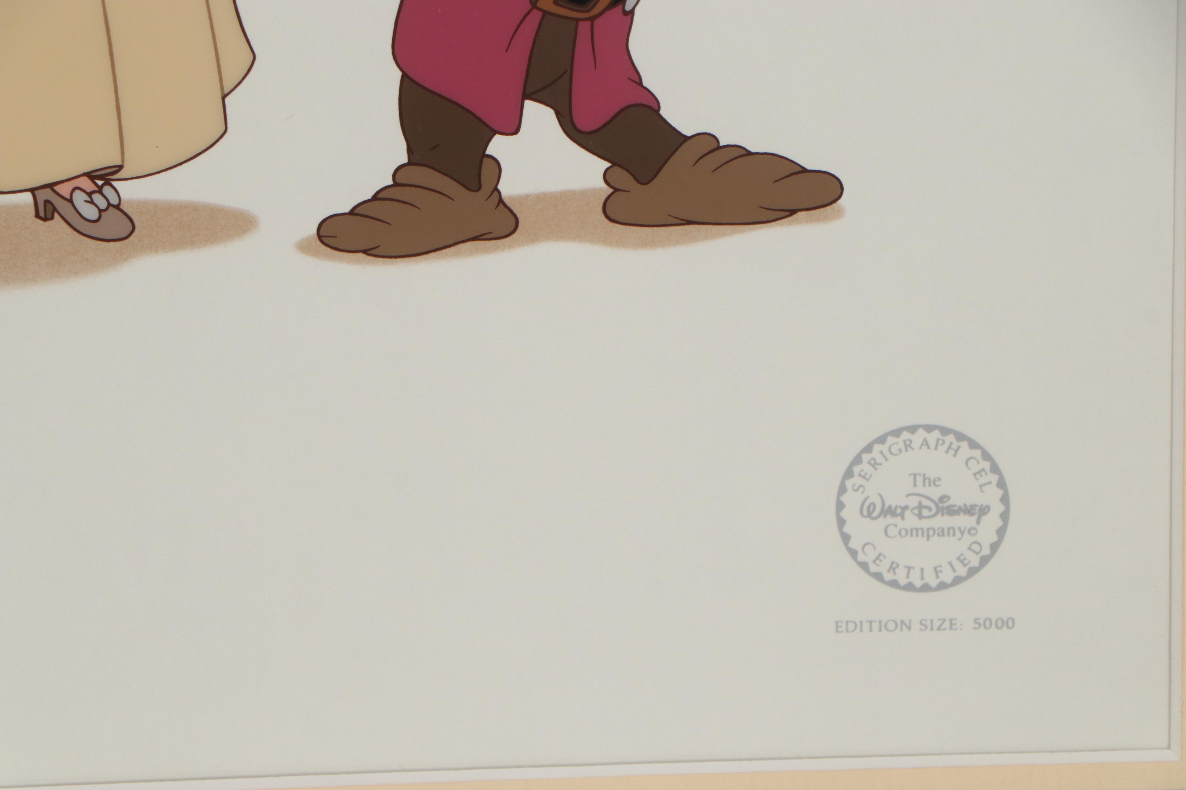 Disney "Snow White and the Seven Dwarfs" Sericel "Snow White and Grumpy," 1993