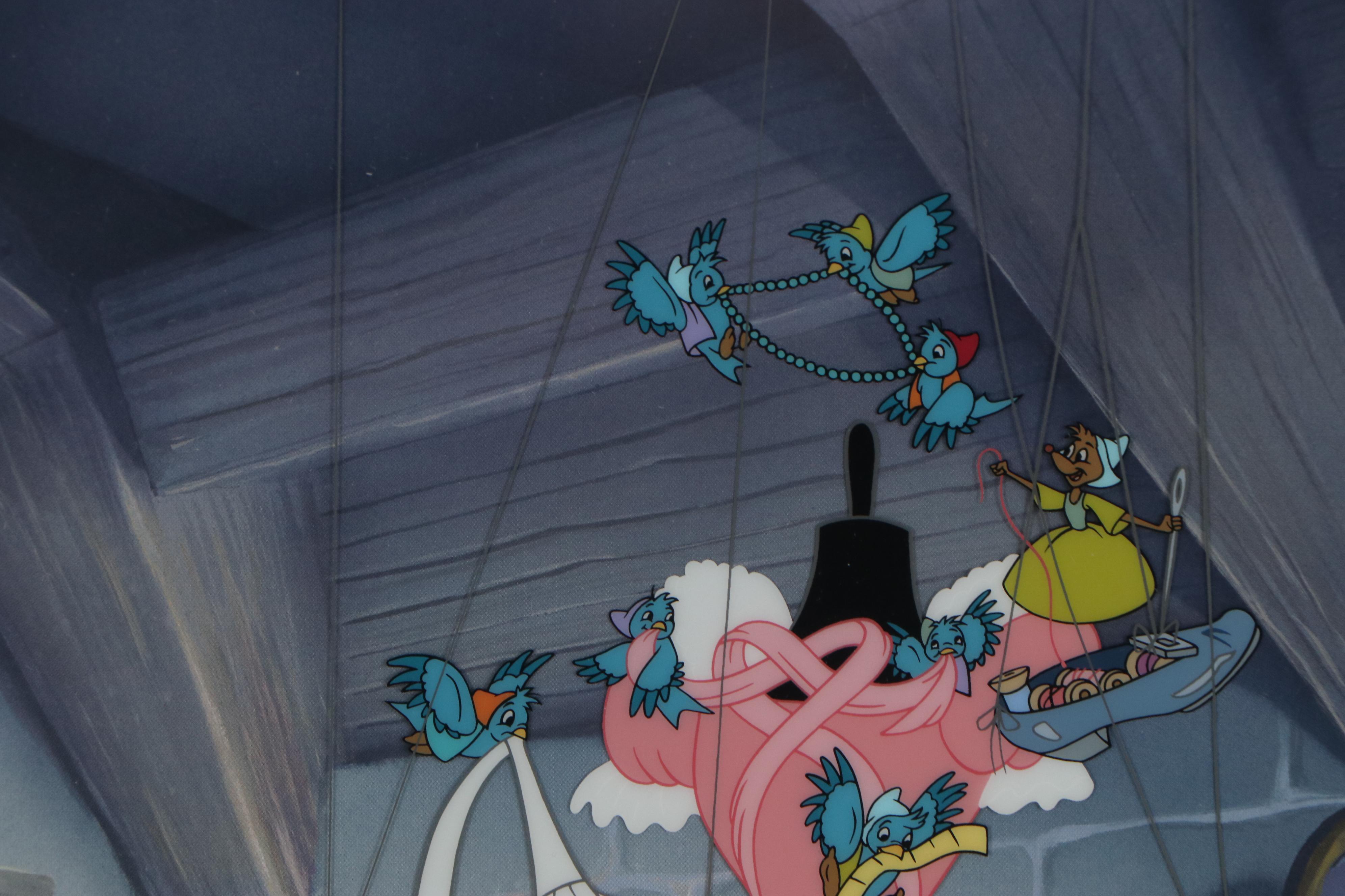 Disney "Cinderella" Sericel "A Lovely Dress for Cinderelly," 1998