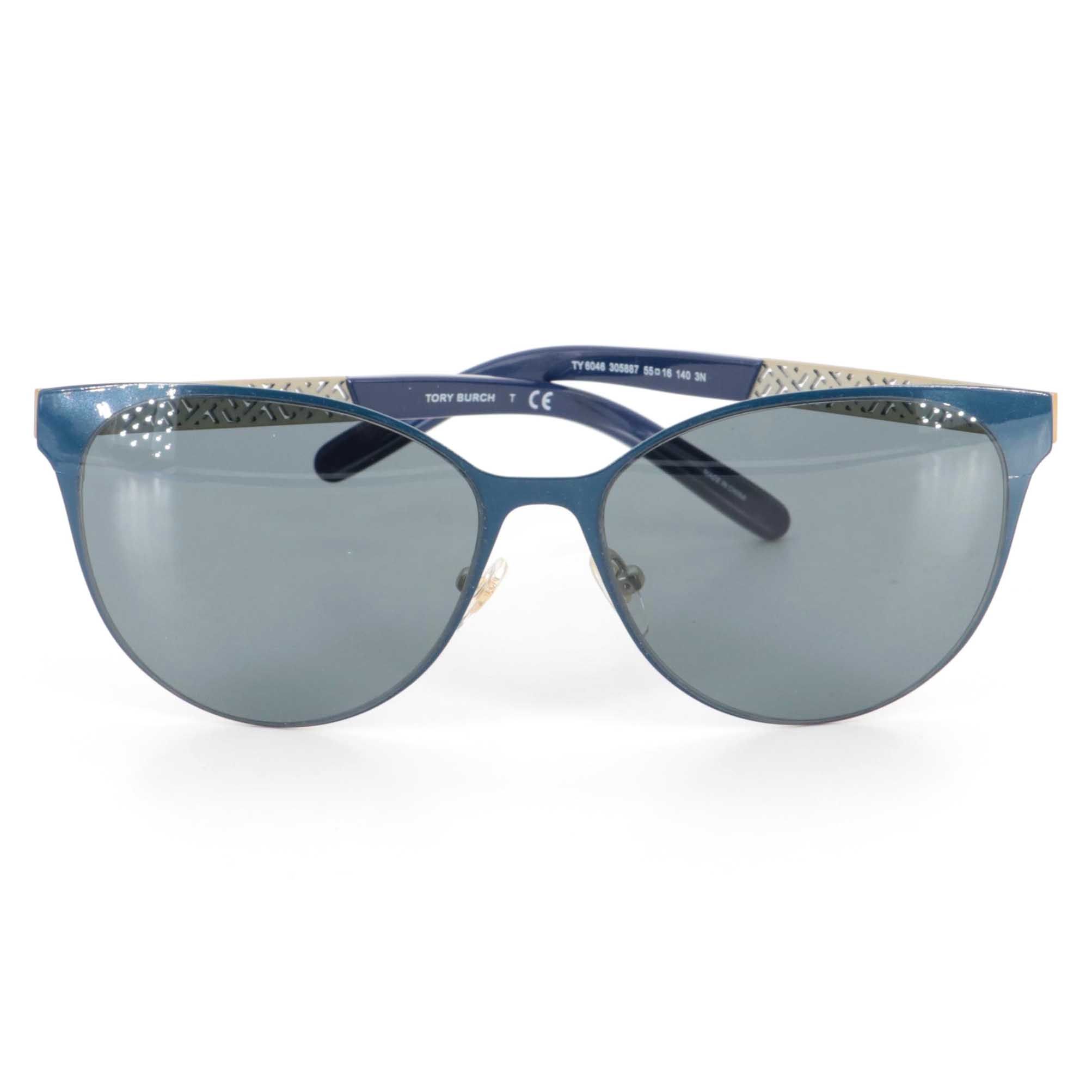 Tory Burch TY 6046 Browline Style Sunglasses with Case