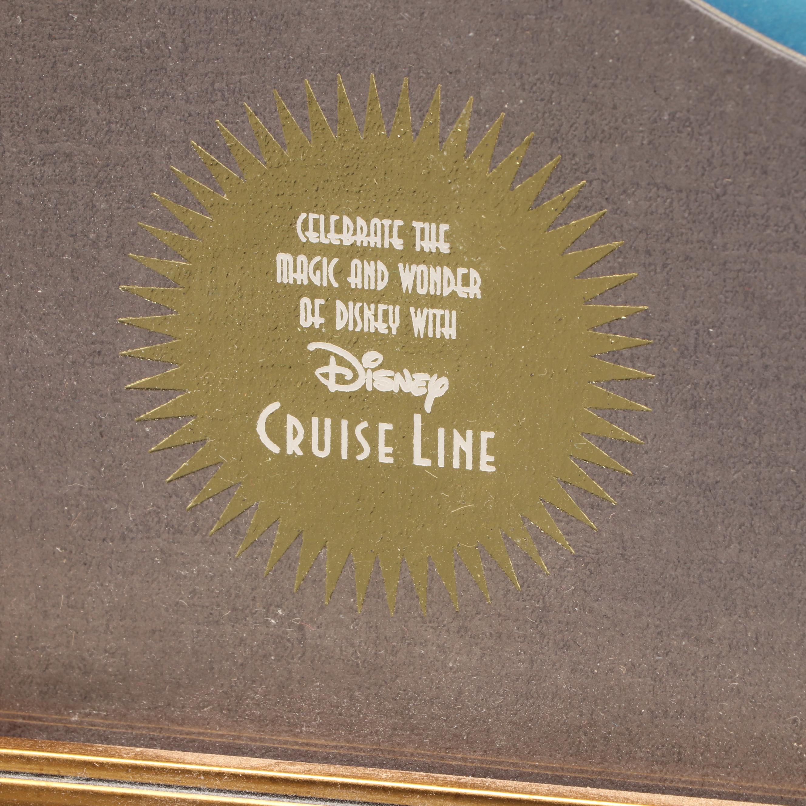 Disney Cruise Line Framed Souvenir Enamel Pins