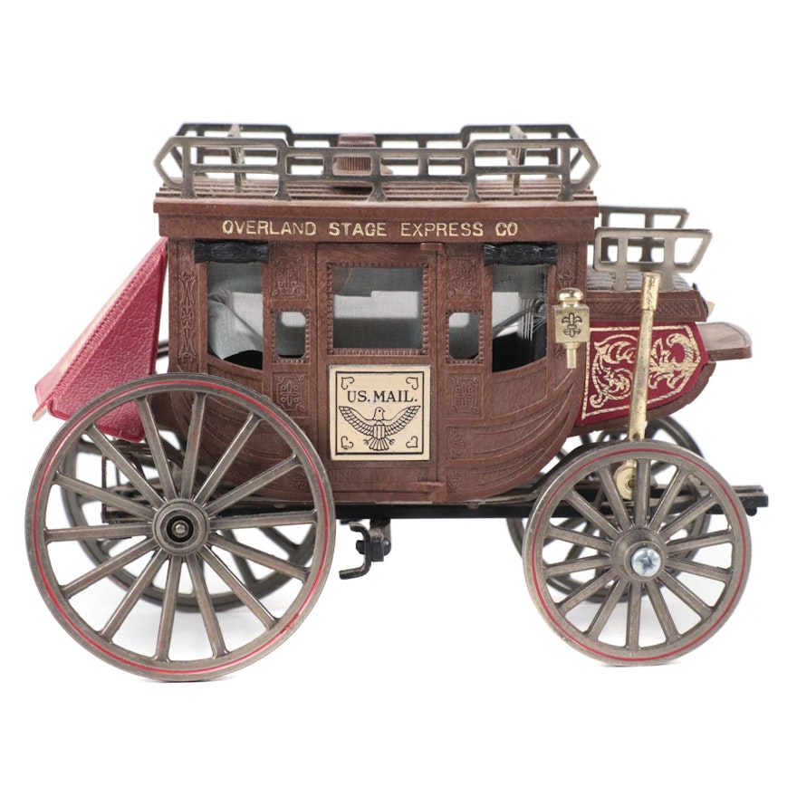 Overland Stage Express Co. U.S. Mail Western Stagecoach
