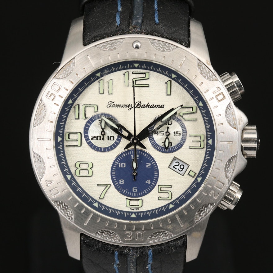 Tommy Bahama Chronograph Stainless Steel Wristwatch