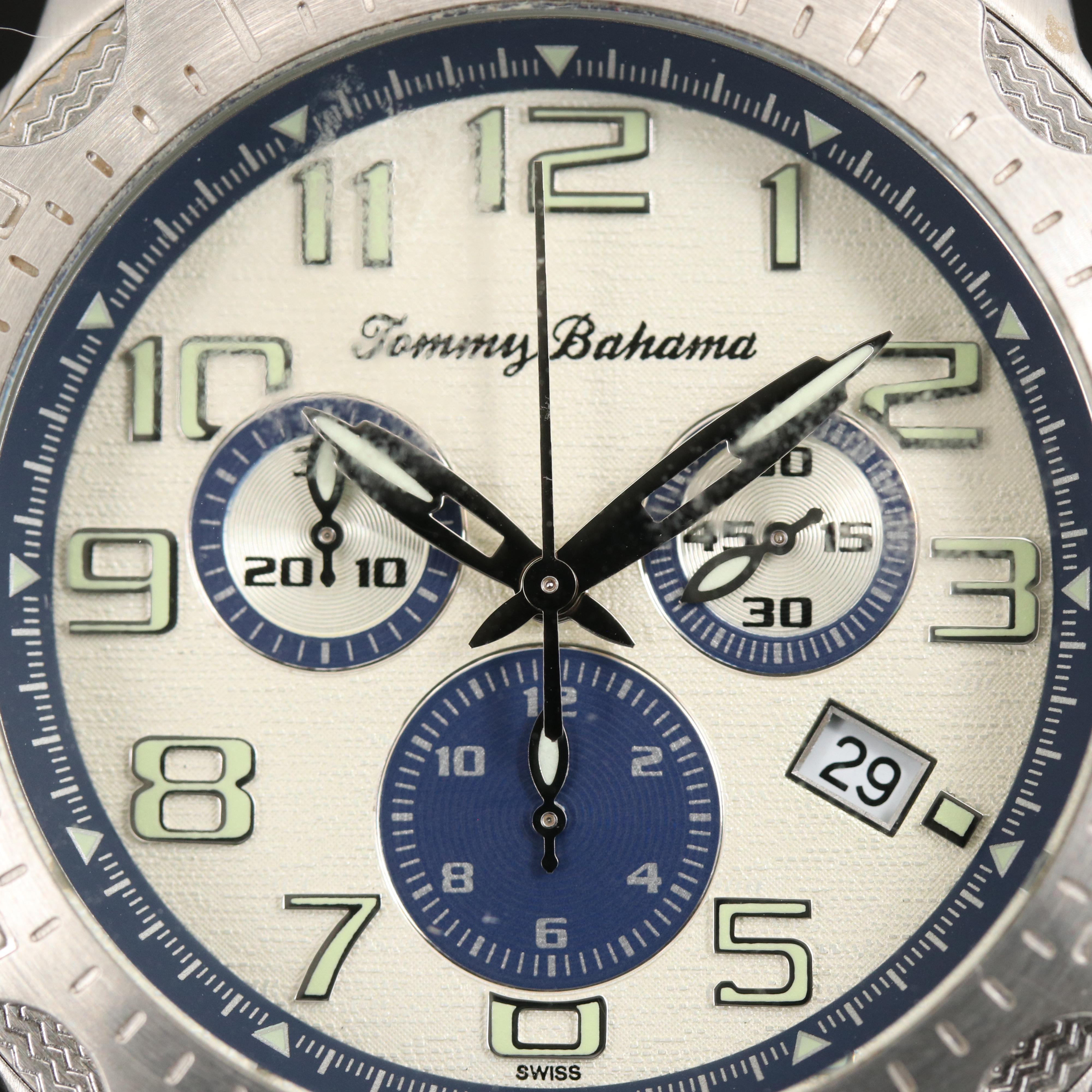 Tommy Bahama Chronograph Stainless Steel Watch