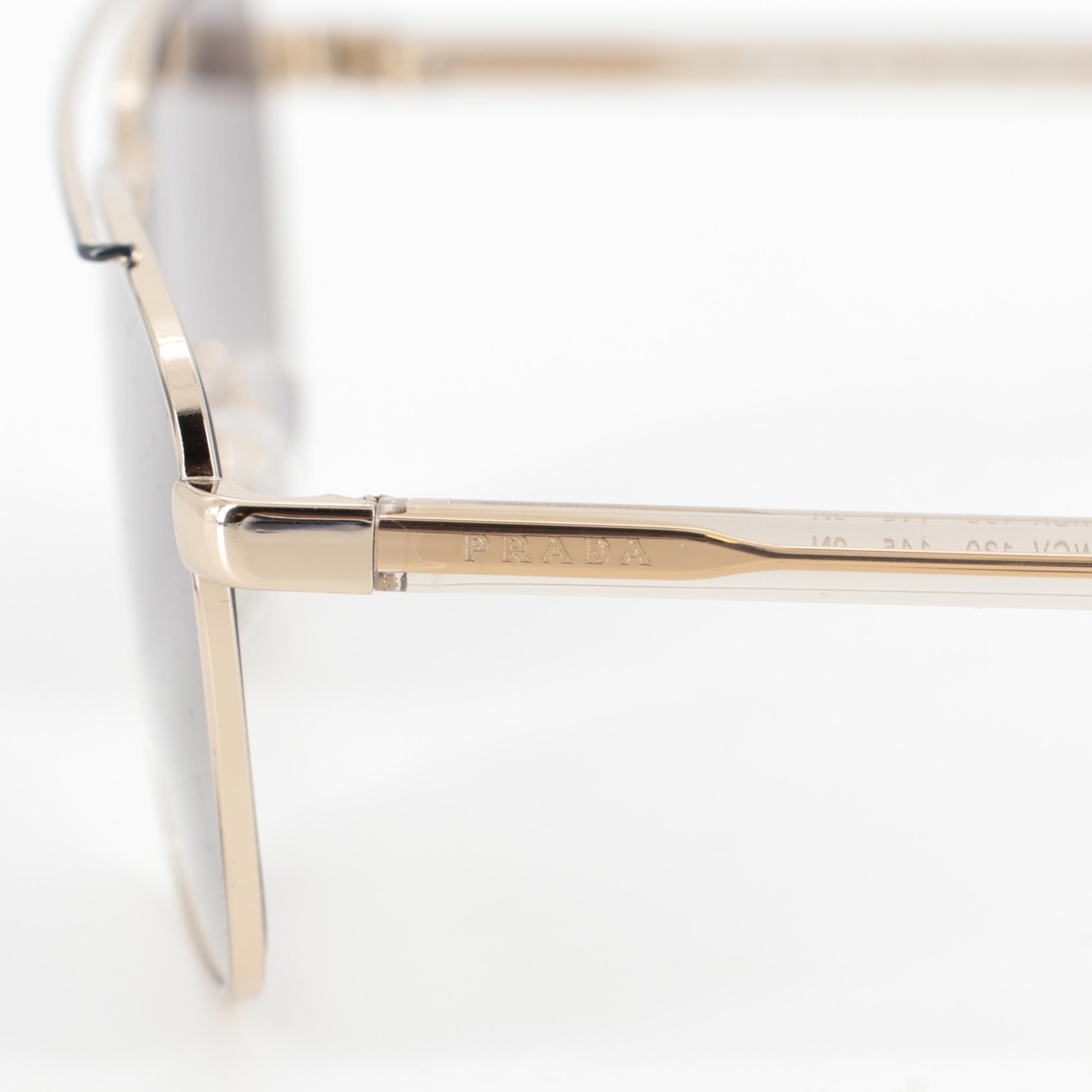 Prada SPR61U Aviator Sunglasses with Case