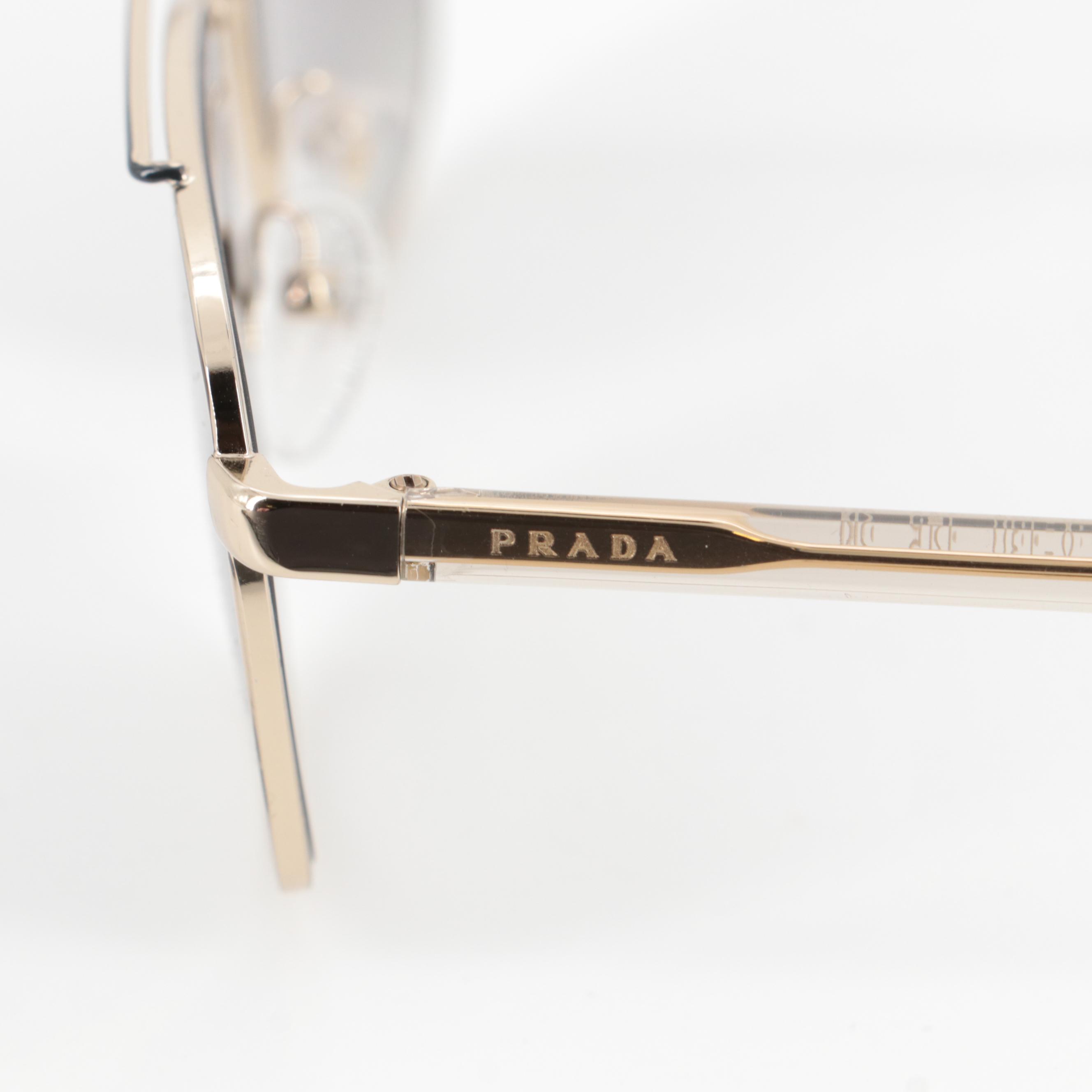 Prada SPR61U Aviator Sunglasses with Case
