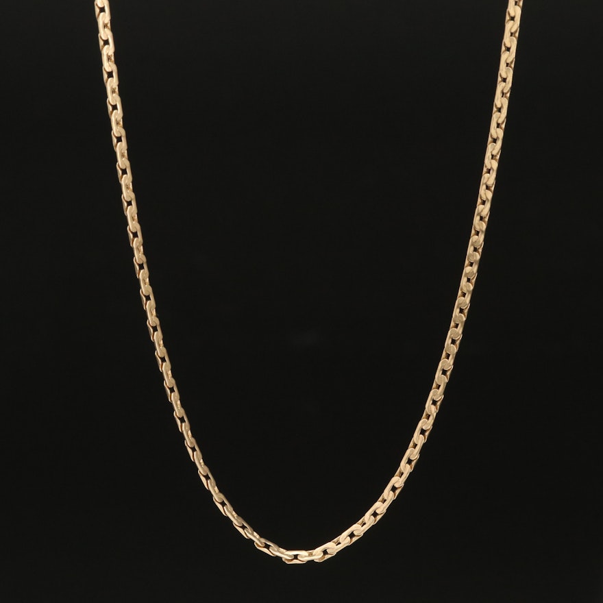 14K C-Link Necklace