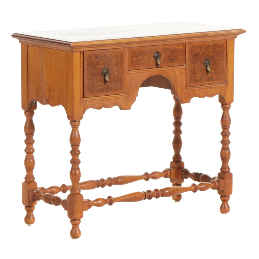 Berkey & Gay William and Mary Style Maple Dressing Table, circa 1940