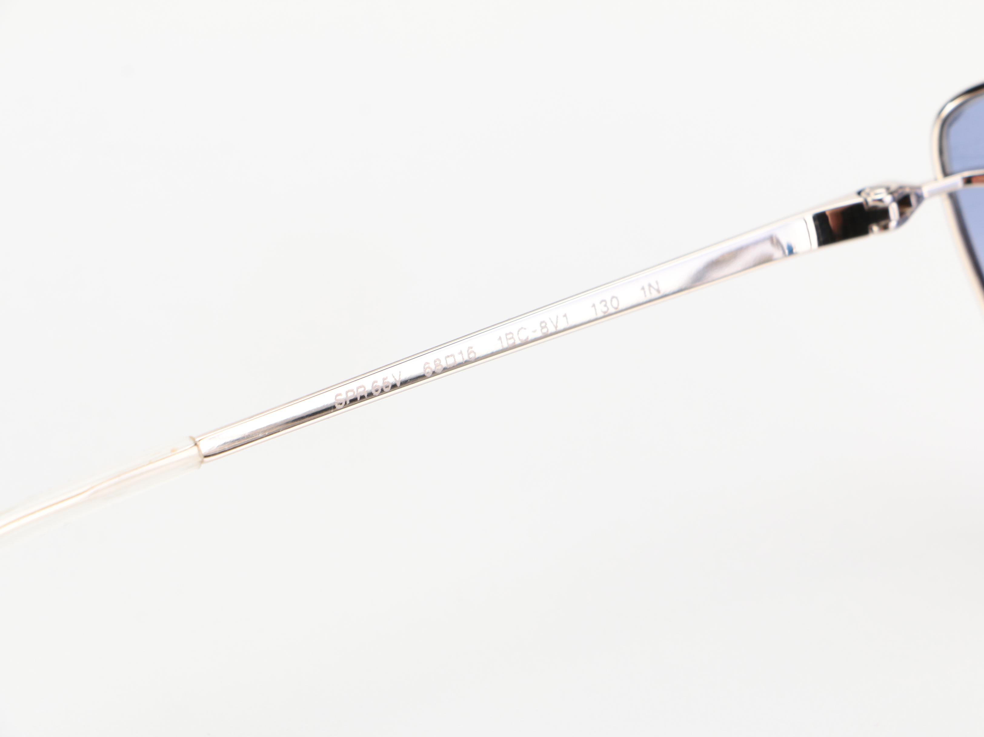 Prada Blue Gradient Modified Cat Eye Aviator Sunglasses with Case and Box