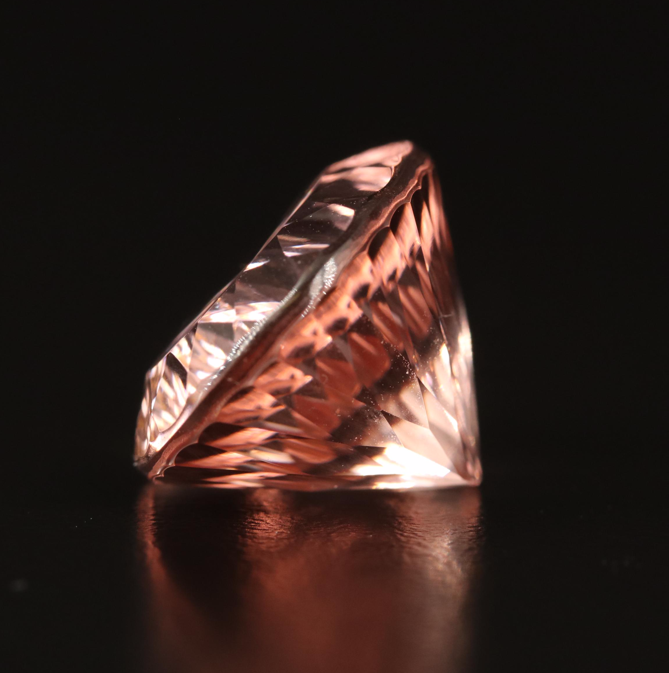 Loose 24.33 CT Oval Faceted Morganite