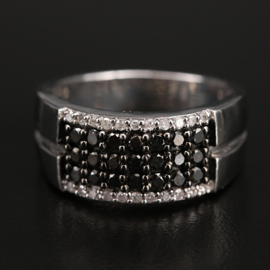 Sterling Diamond Band