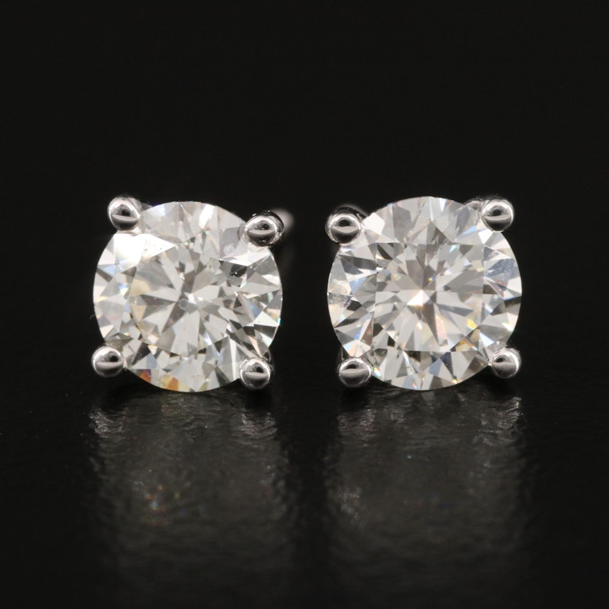 14K 1.81 CTW Diamond Stud Earrings