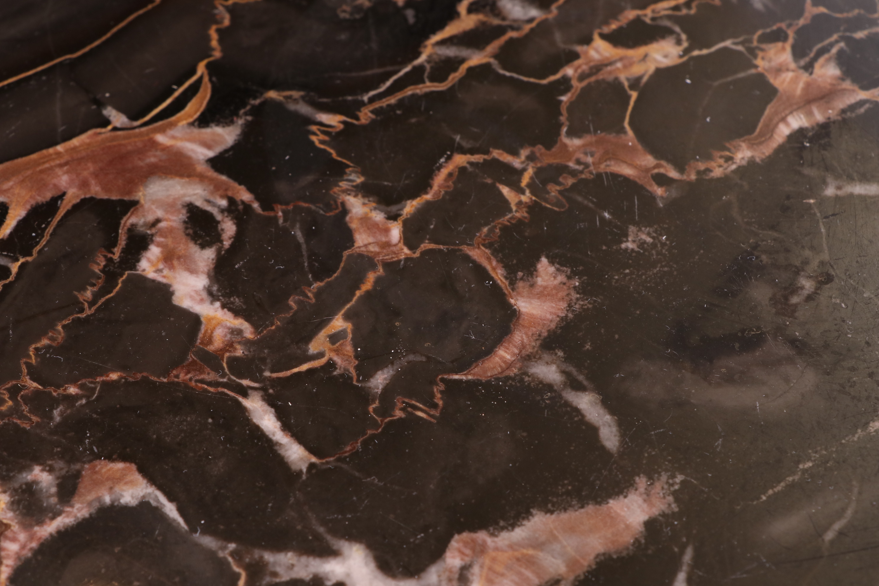 Baker Furniture Neoclassical Style Demilune Console Table