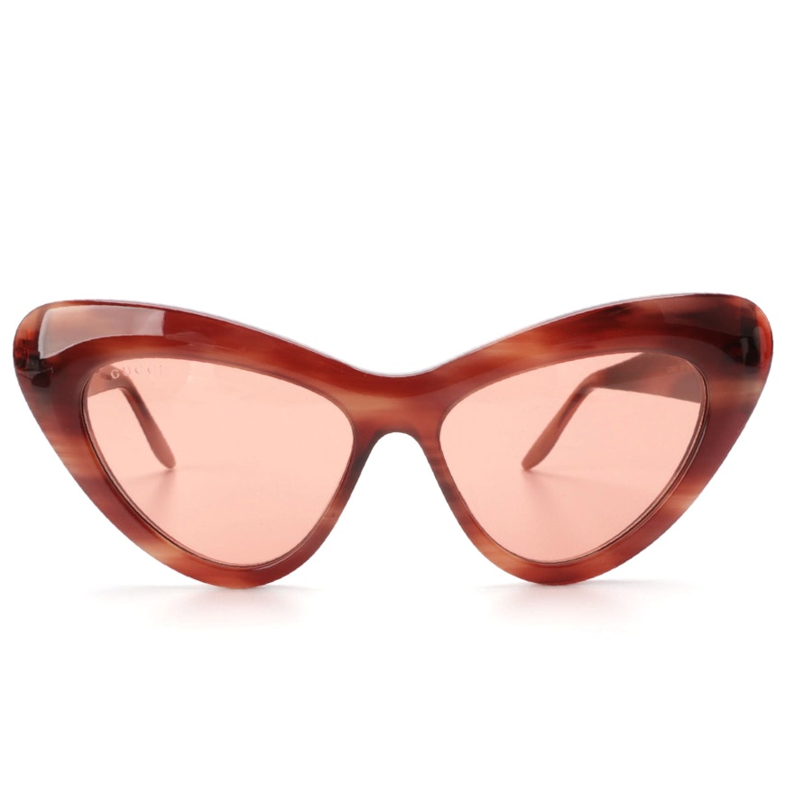 Gucci GG0895S Cat Eye Sunglasses with Black Velvet Case