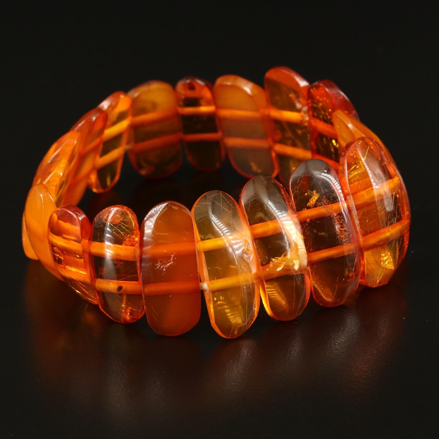 Expandable Amber Bracelet