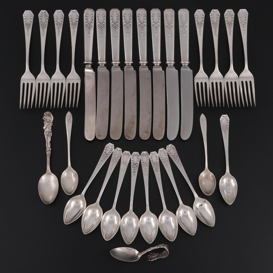 Whiting Mfg. Co. Sterling Silver "Madam Jumel" Flatware and Others