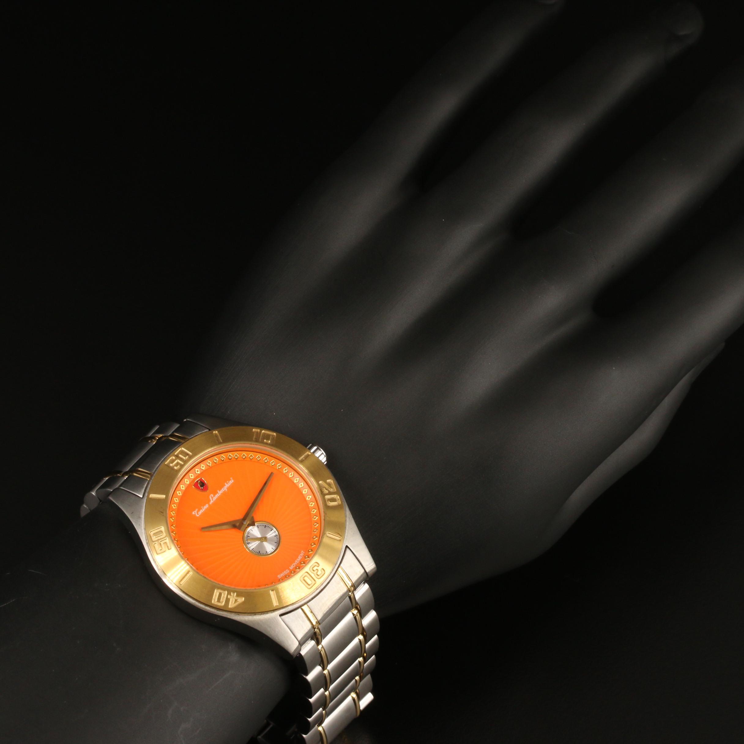 Tonio Lamborghini Two-Tone Quartz Watch