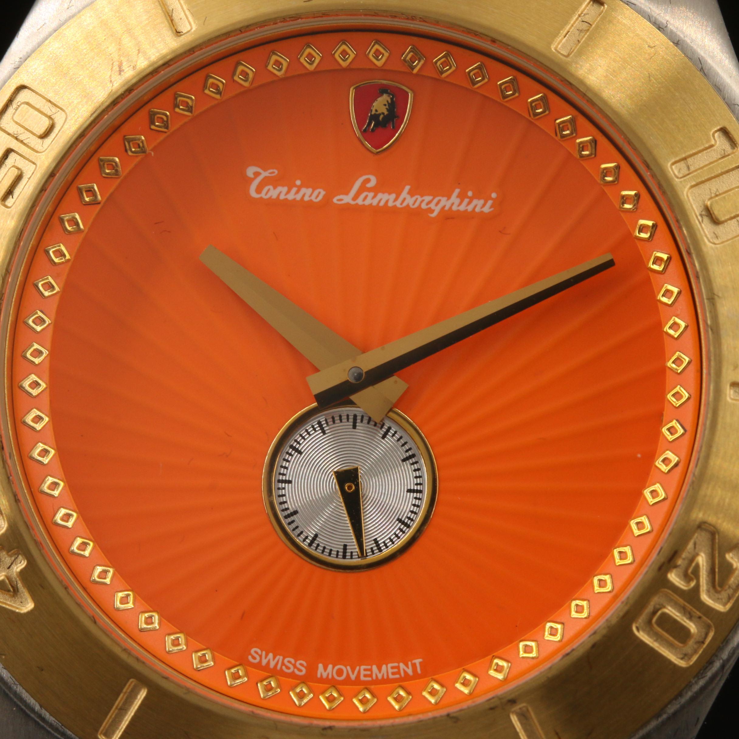 Tonio Lamborghini Two-Tone Quartz Watch