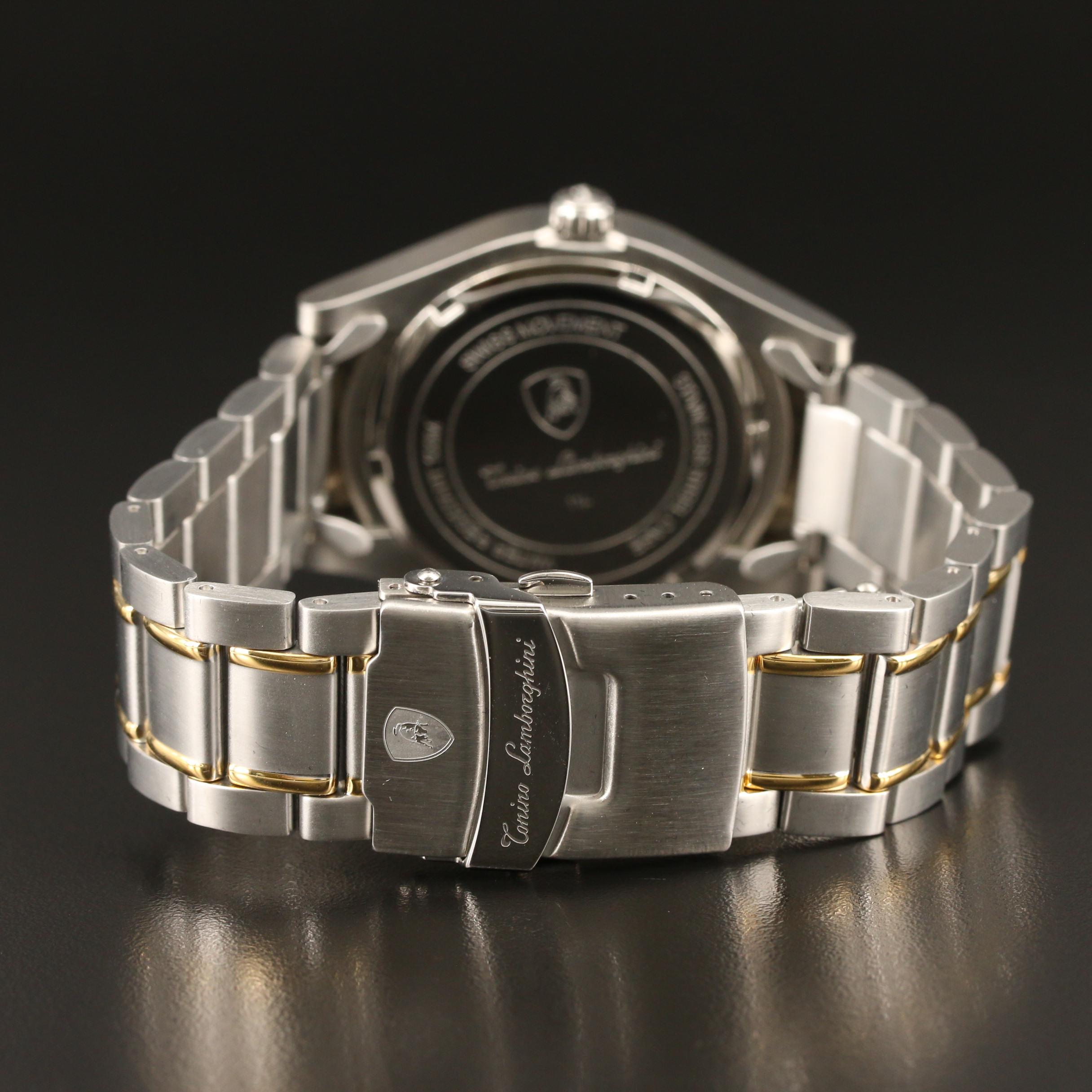 Tonio Lamborghini Two-Tone Quartz Watch