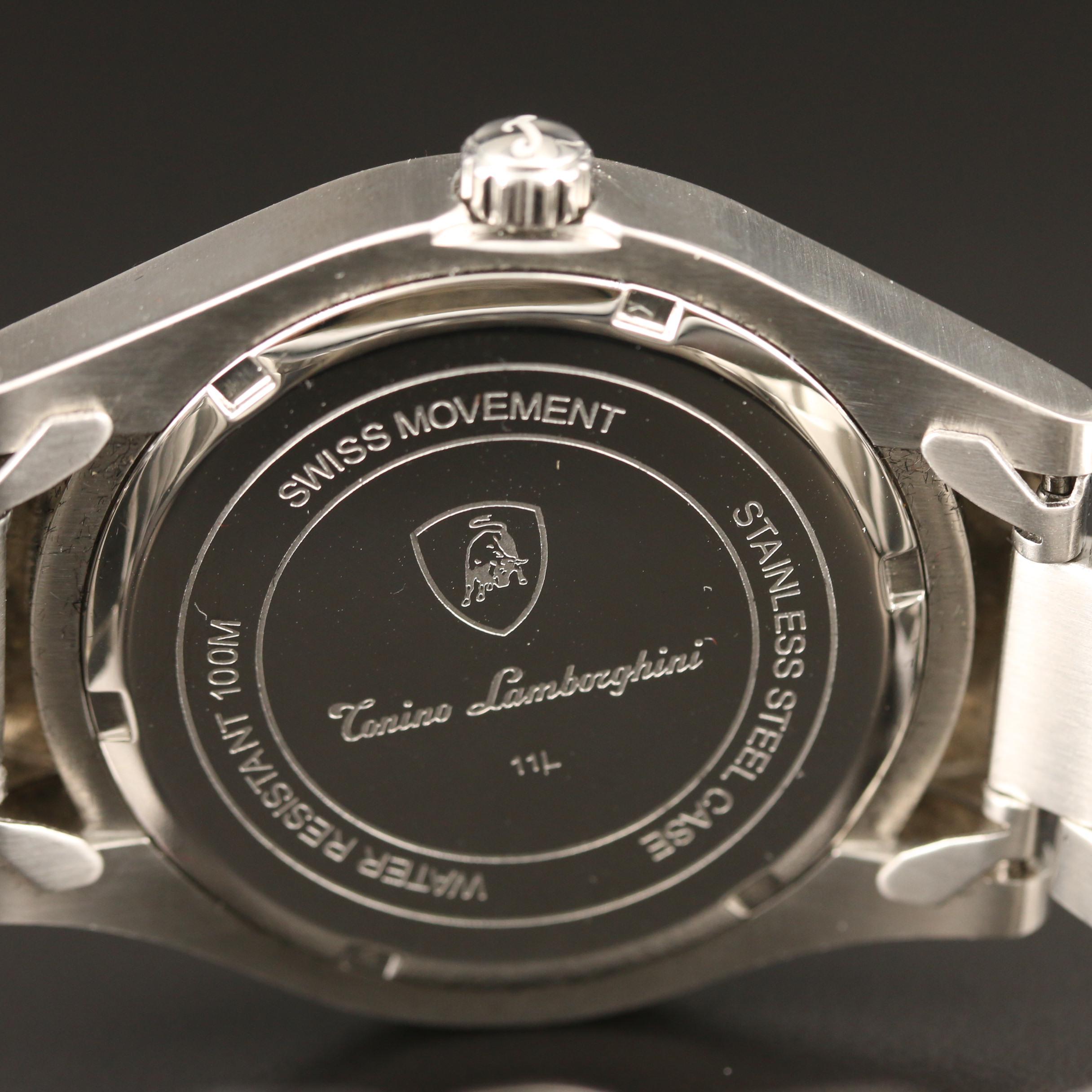 Tonio Lamborghini Two-Tone Quartz Watch