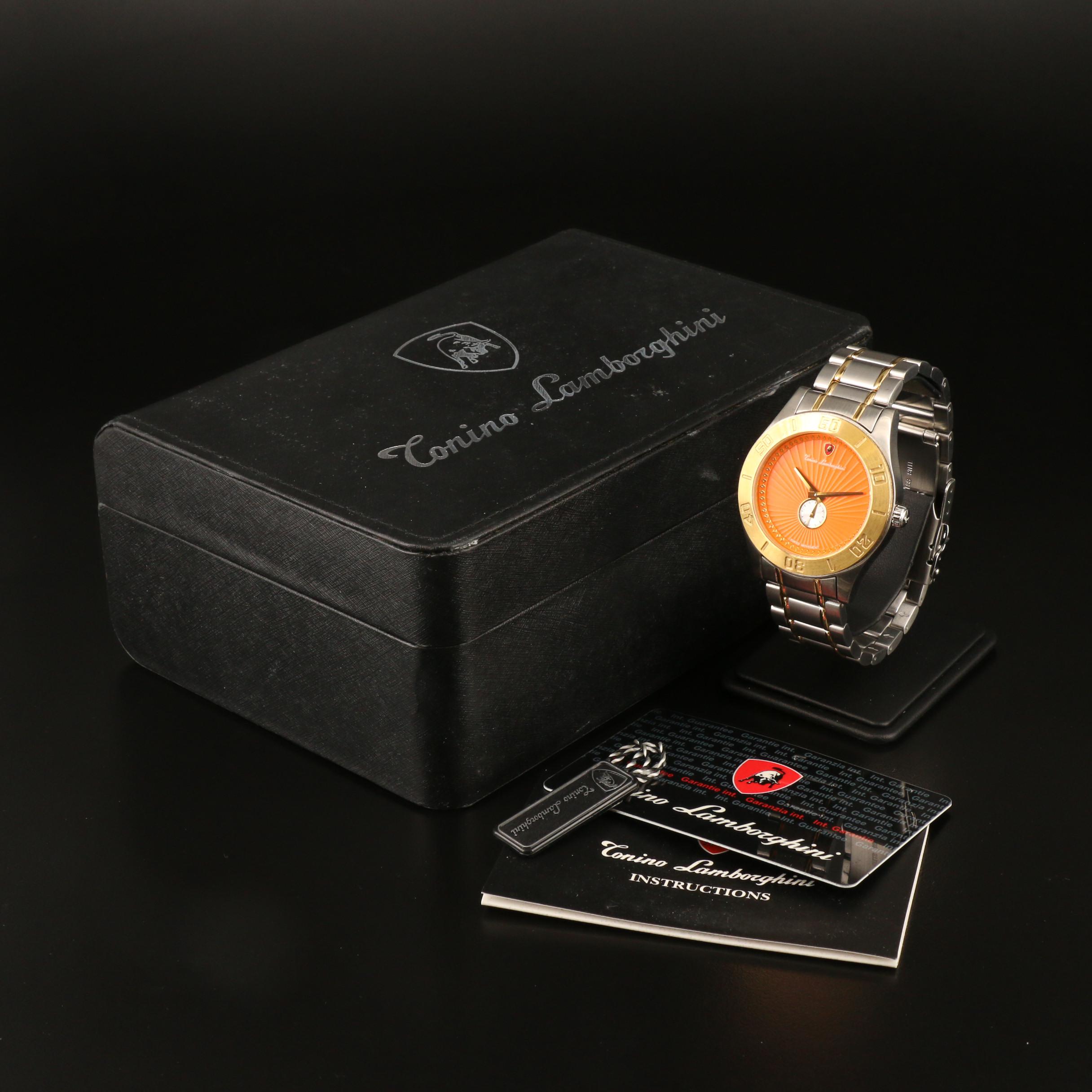 Tonio Lamborghini Two-Tone Quartz Watch