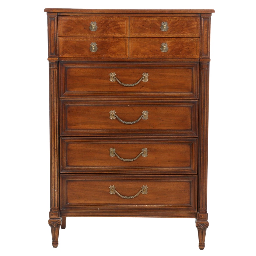 Henredon Walnut Chest of Drawers, Late 20th Century