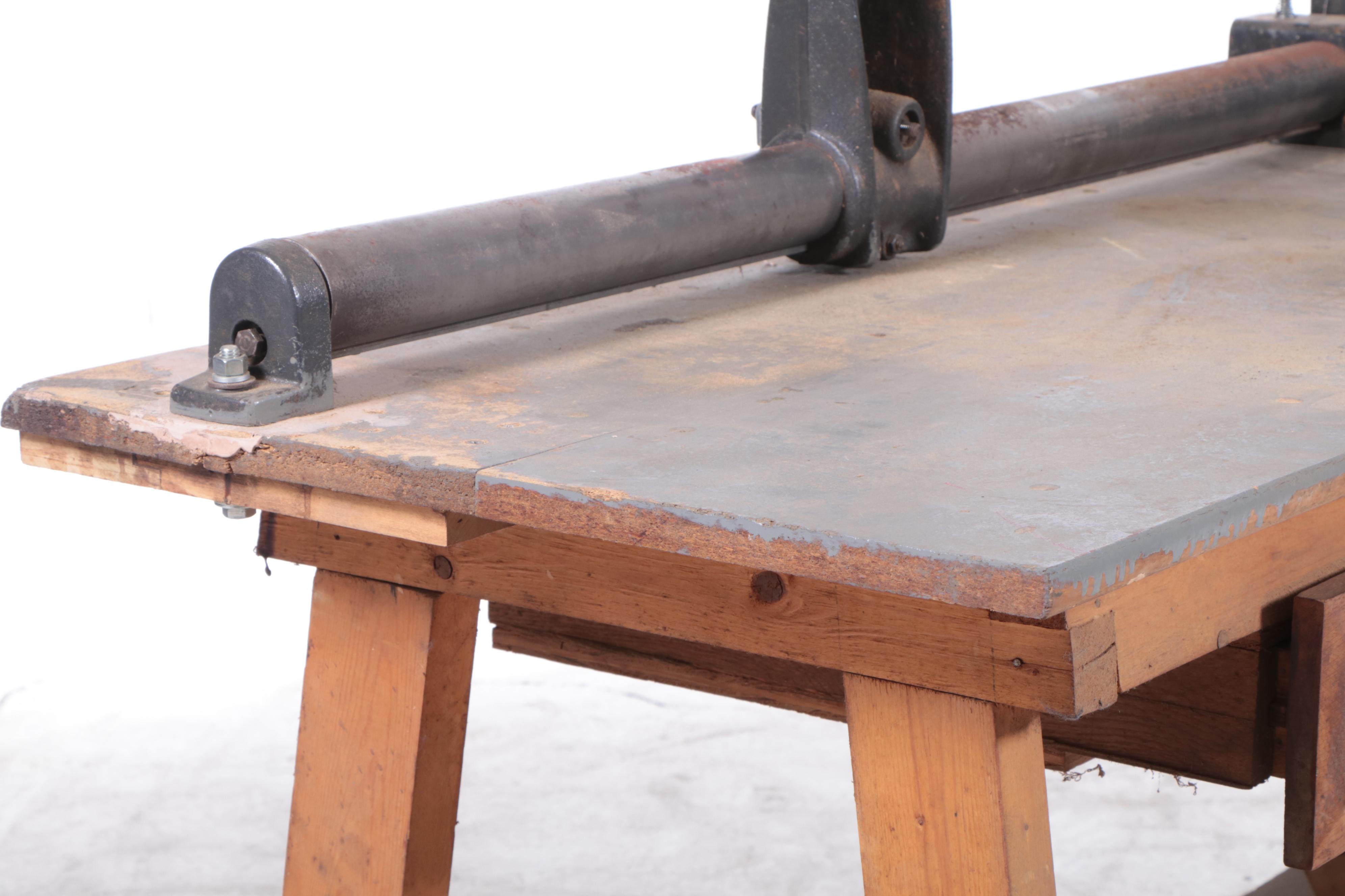 Craftsman 12 Inch Wood Lathe, Kingston-Conley Grinder with Bench