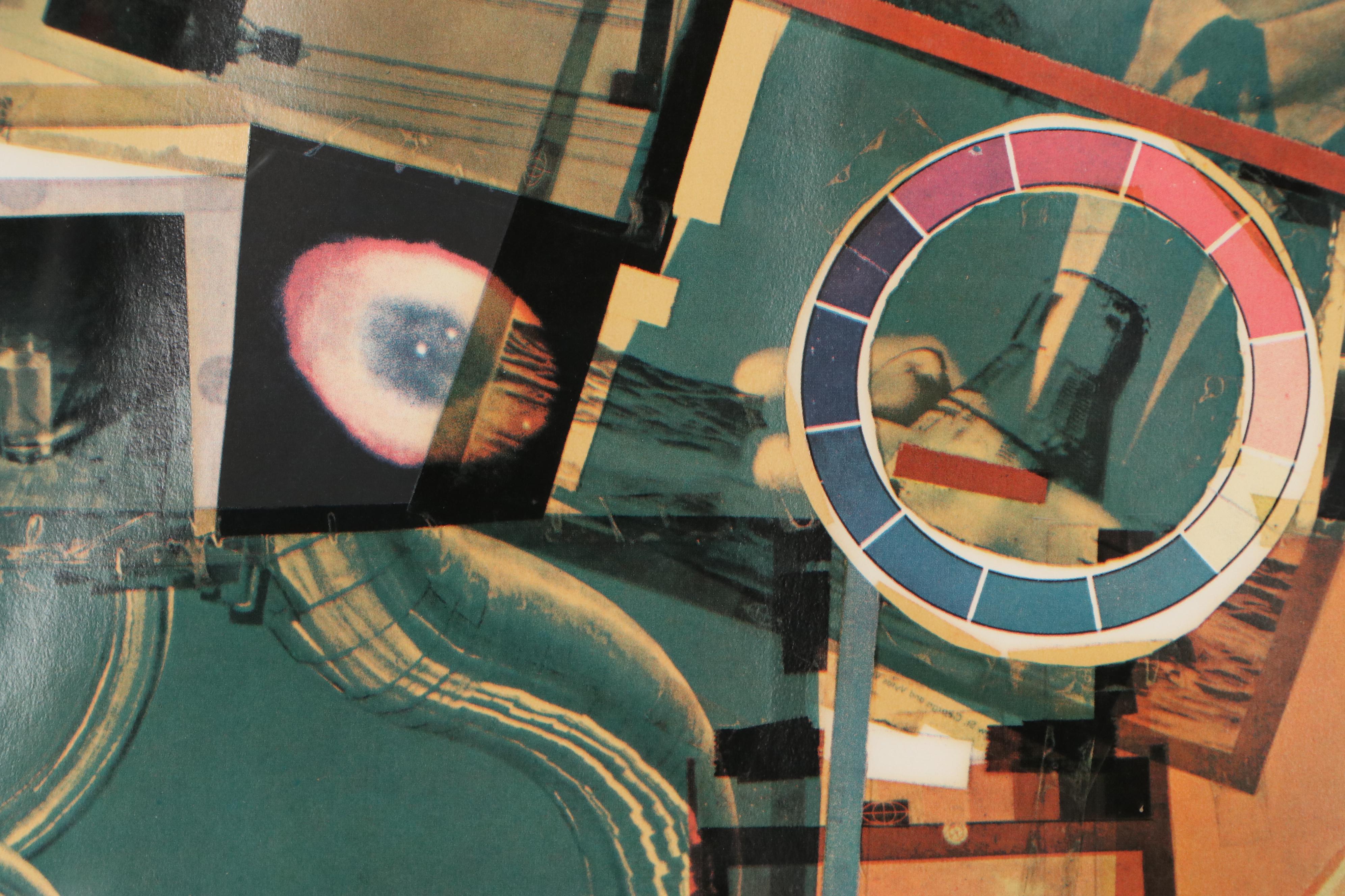 Robert Rauschenberg Mixed Media Print "Core," 1965