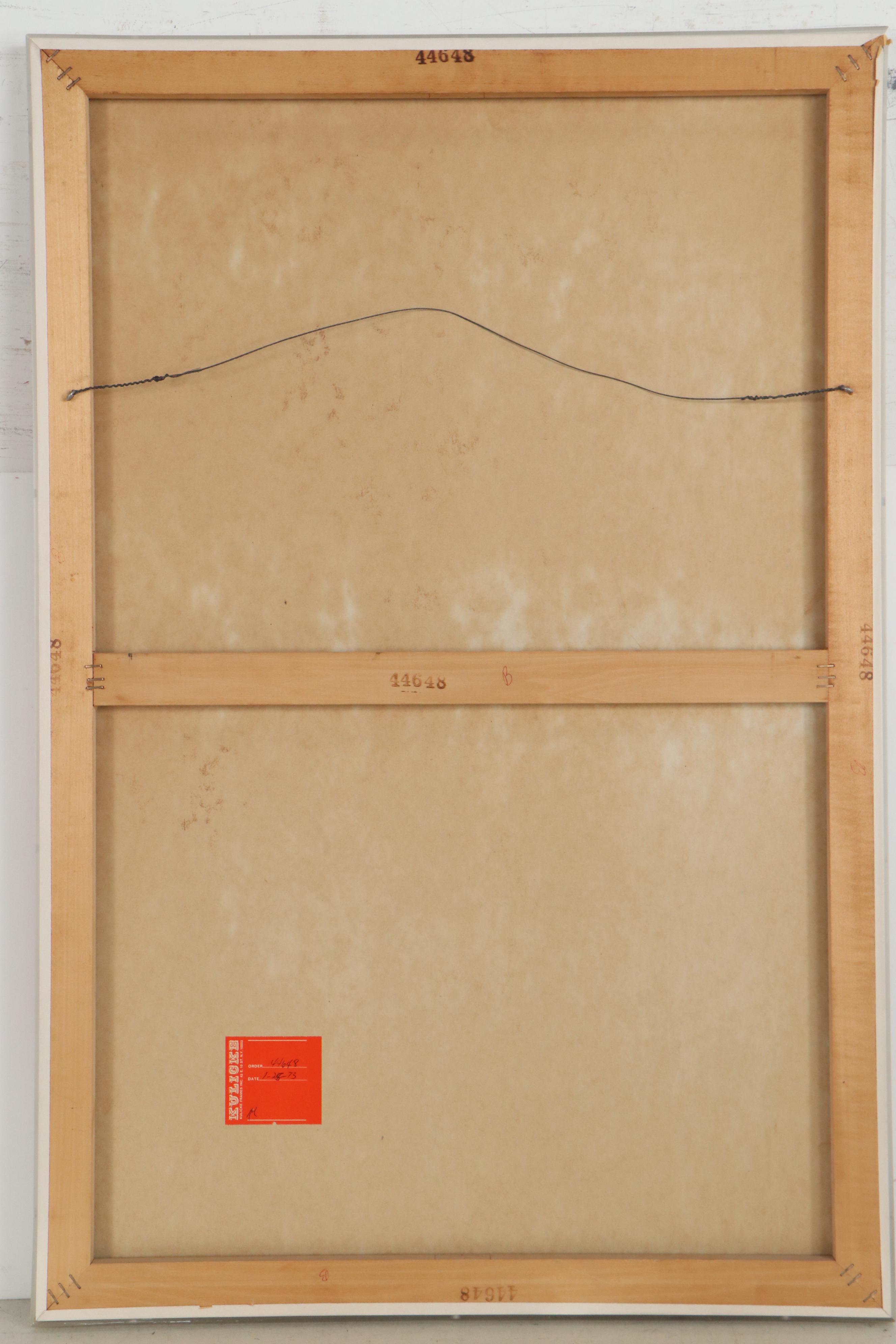Robert Rauschenberg Mixed Media Print "Core," 1965