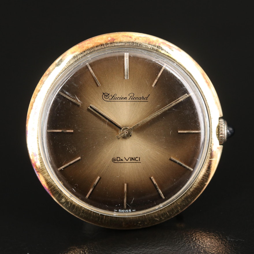 14K Lucien Piccard Da Vinci Wristwatch