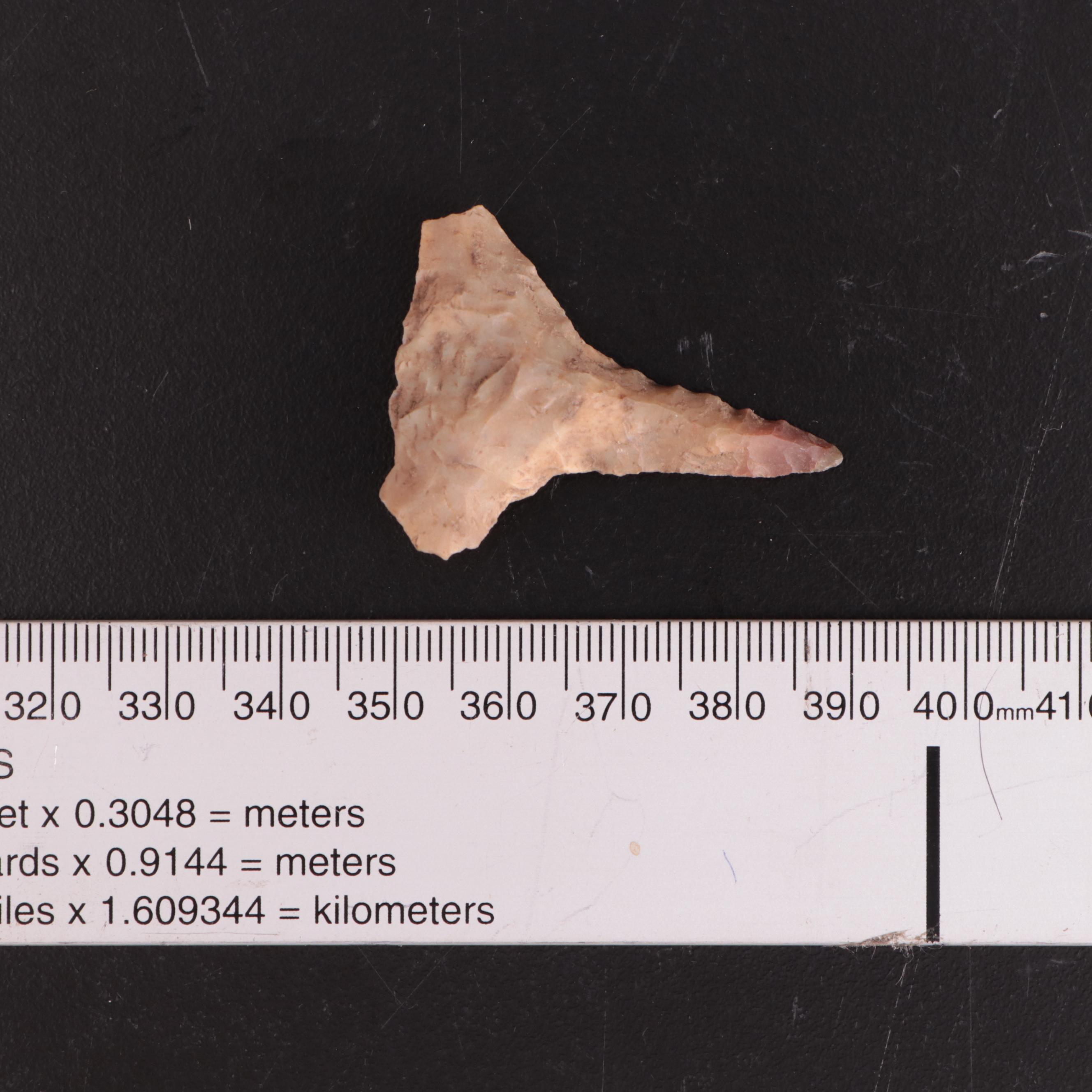 13 Native American Projectile Points, Preforms, and Drill