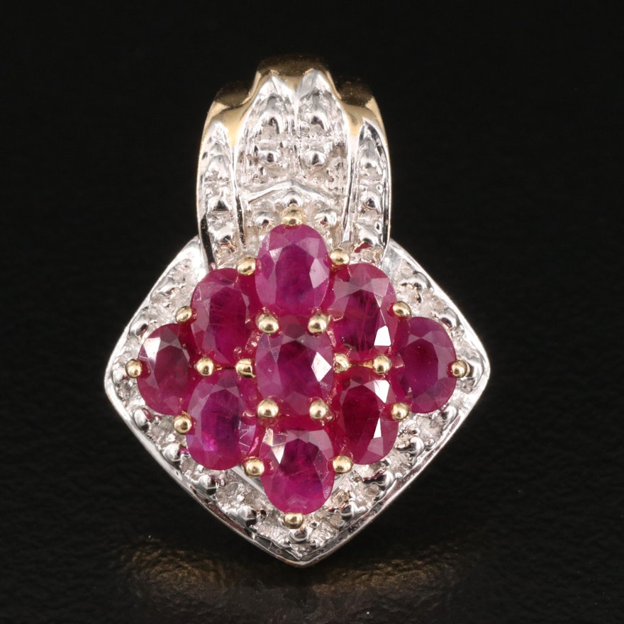 14K Ruby Pendant