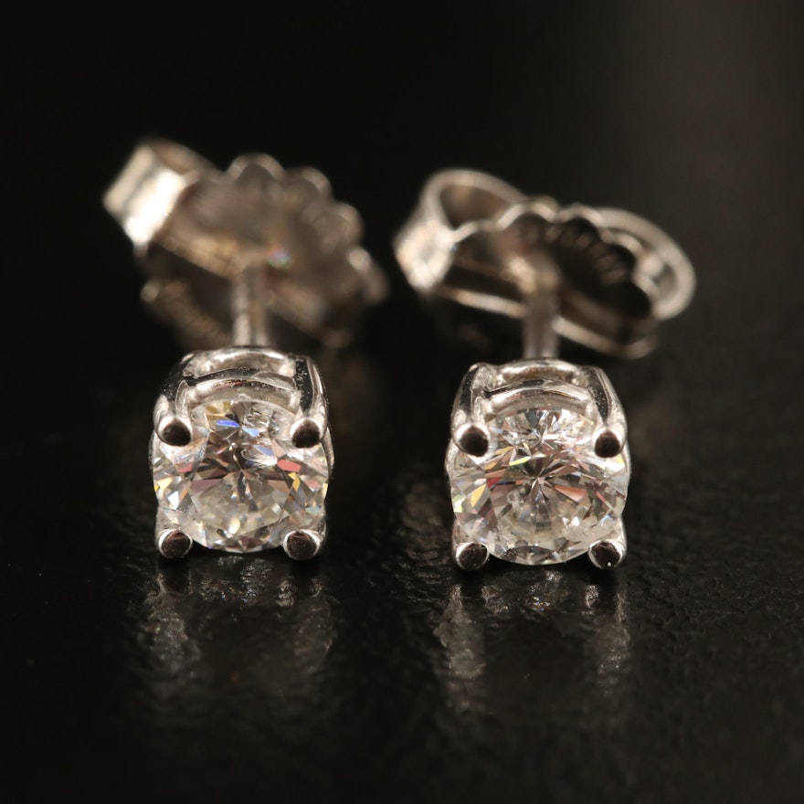 14K 0.42 CTW Diamond Stud Earrings