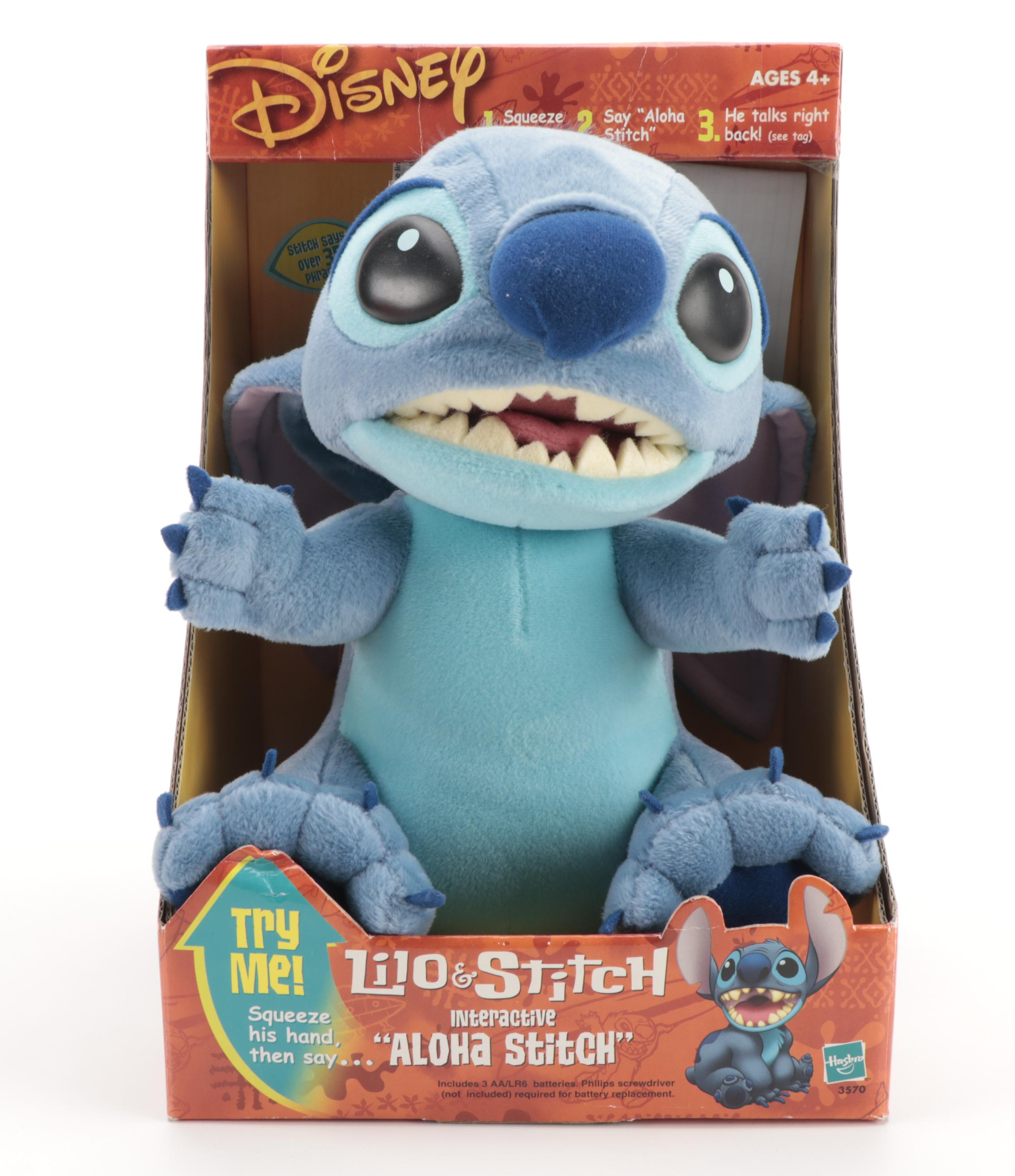 Teletubbies "Laa-Laa," Disney's "Stitch" and "Babar" Stuffed Toys