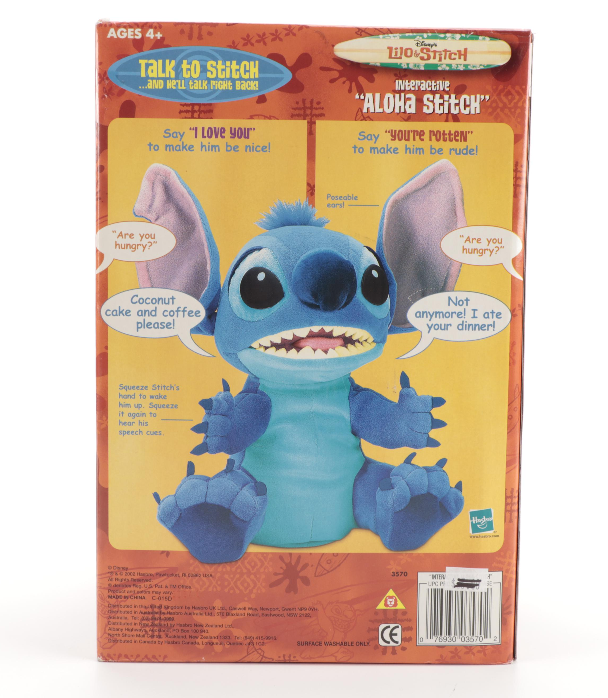 Teletubbies "Laa-Laa," Disney's "Stitch" and "Babar" Stuffed Toys