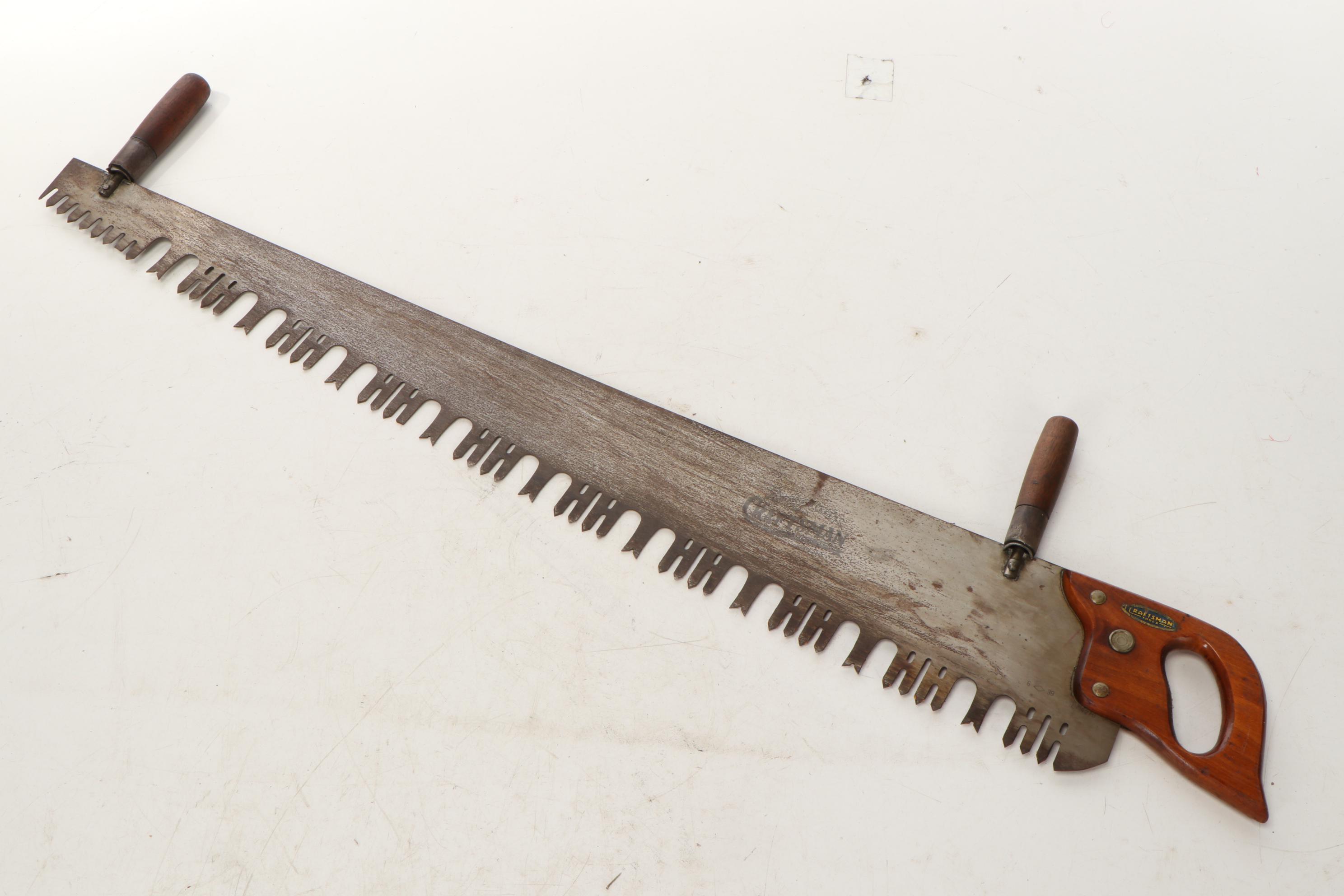 Craftsman Spring Steel Two-Handle Buck Saw