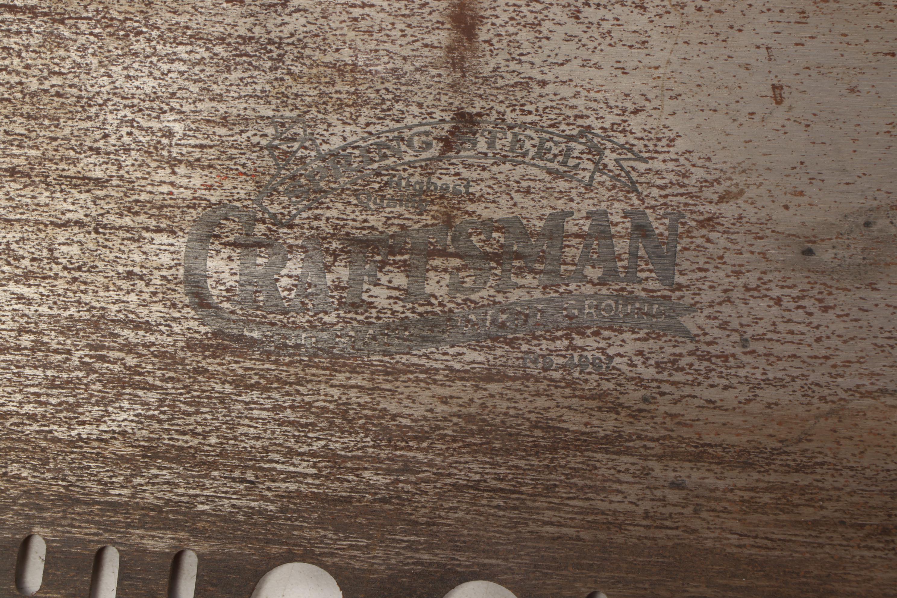 Craftsman Spring Steel Two-Handle Buck Saw